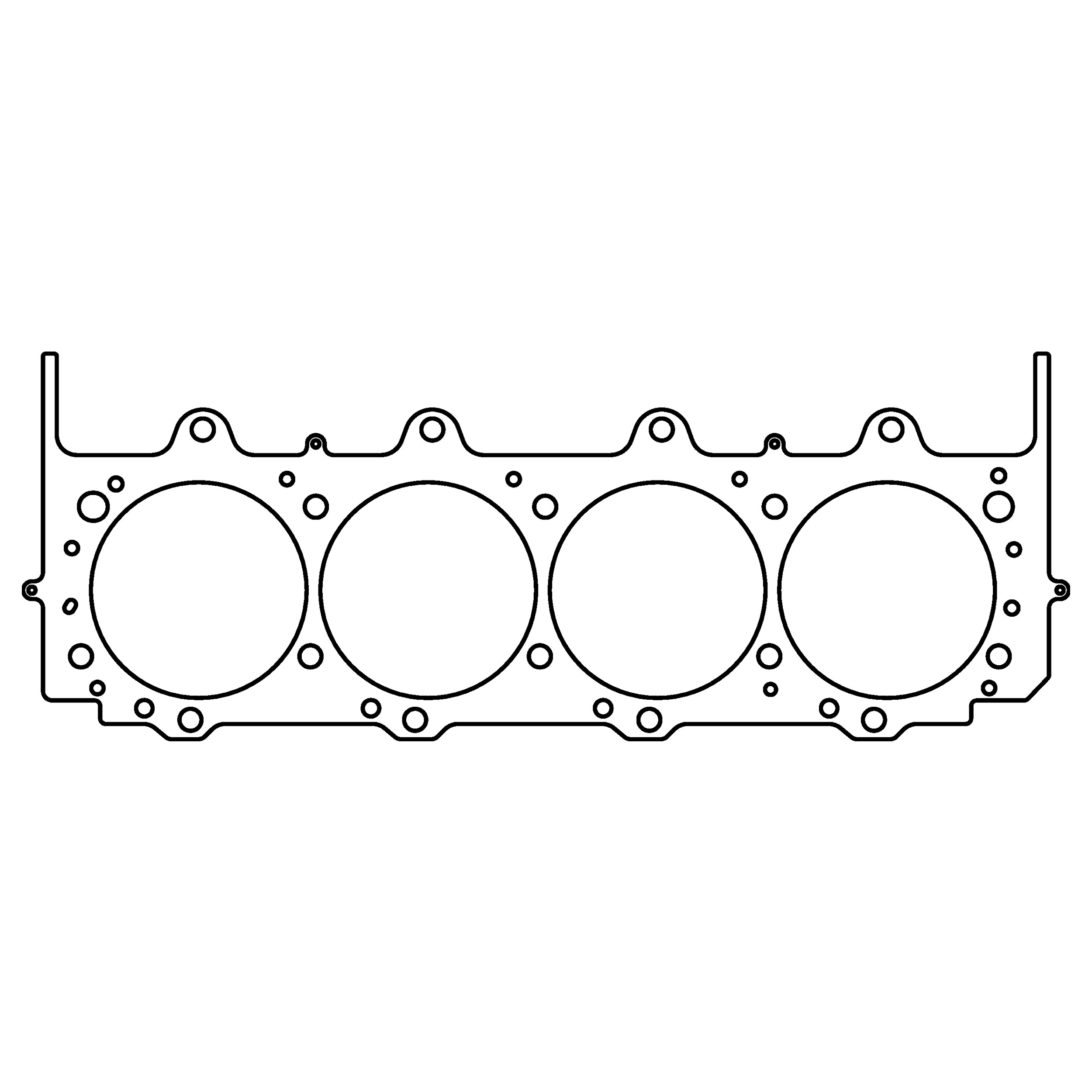 Cometic C5013-040 - GM Pro Stock V8 .040in MLX Cylinder Head Gasket - 4.860in Bore - 5.200in Bore Center Cometic C5013-040 - GM Pro Stock V8 .040in MLX Cylinder Head Gasket - 4.860in Bore - 5.200in Bore Center