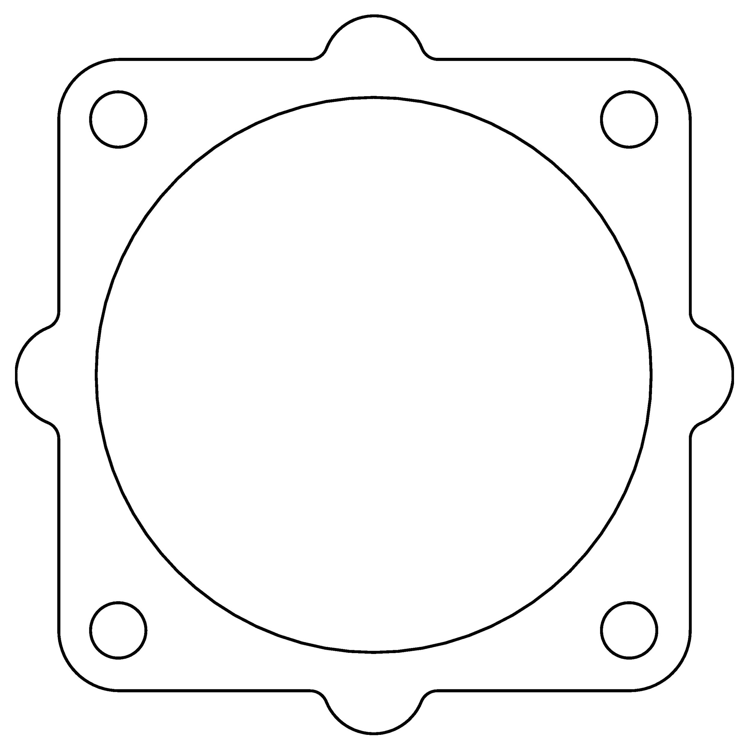Cometic C4911 - Nissan QR25DE .018in AFM Throttle Body Gasket,2001-2006 Cometic C4911 - Nissan QR25DE .018in AFM Throttle Body Gasket,2001-2006