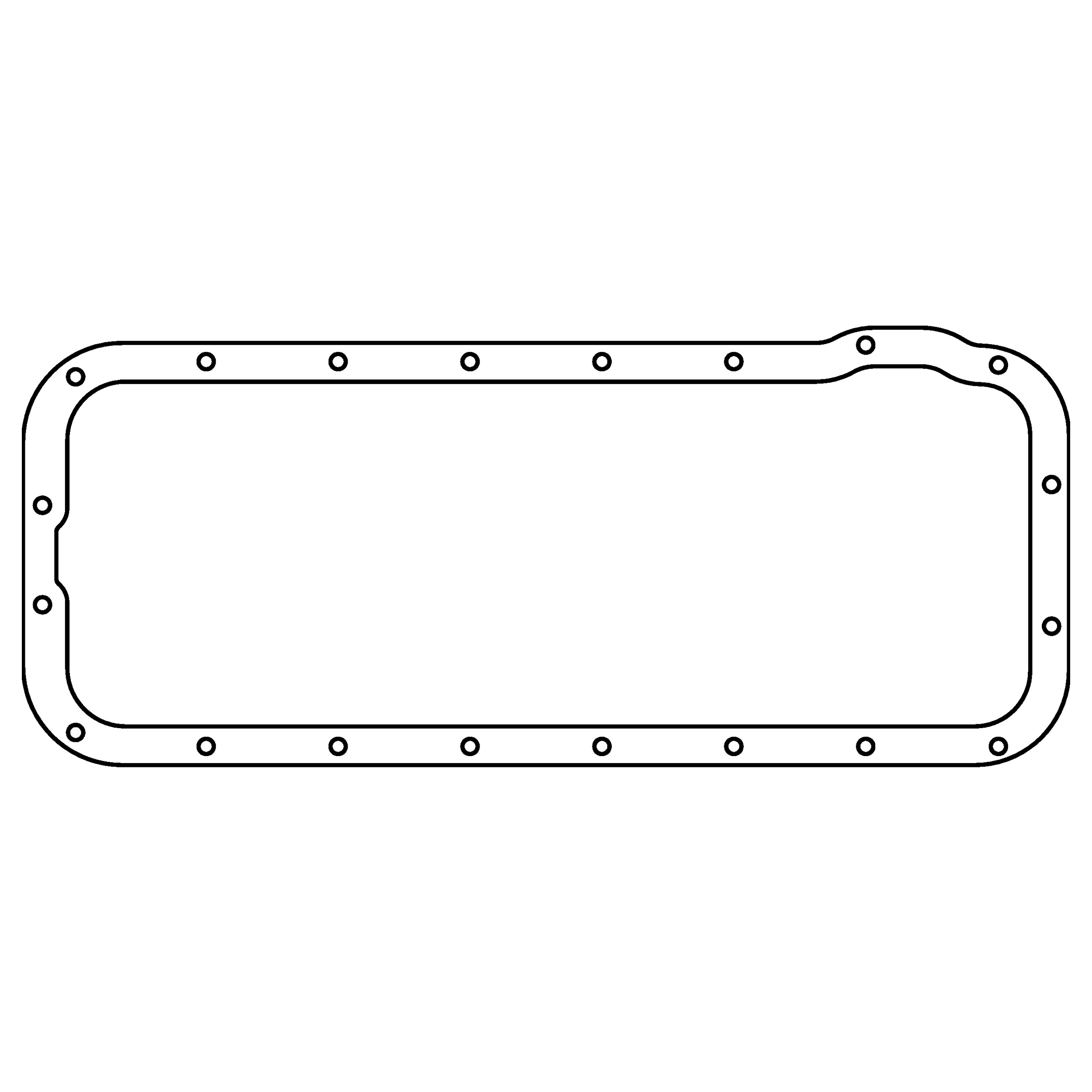 Cometic C5141-125 - Ford FE V8 .125in Cork Oil Pan Gasket