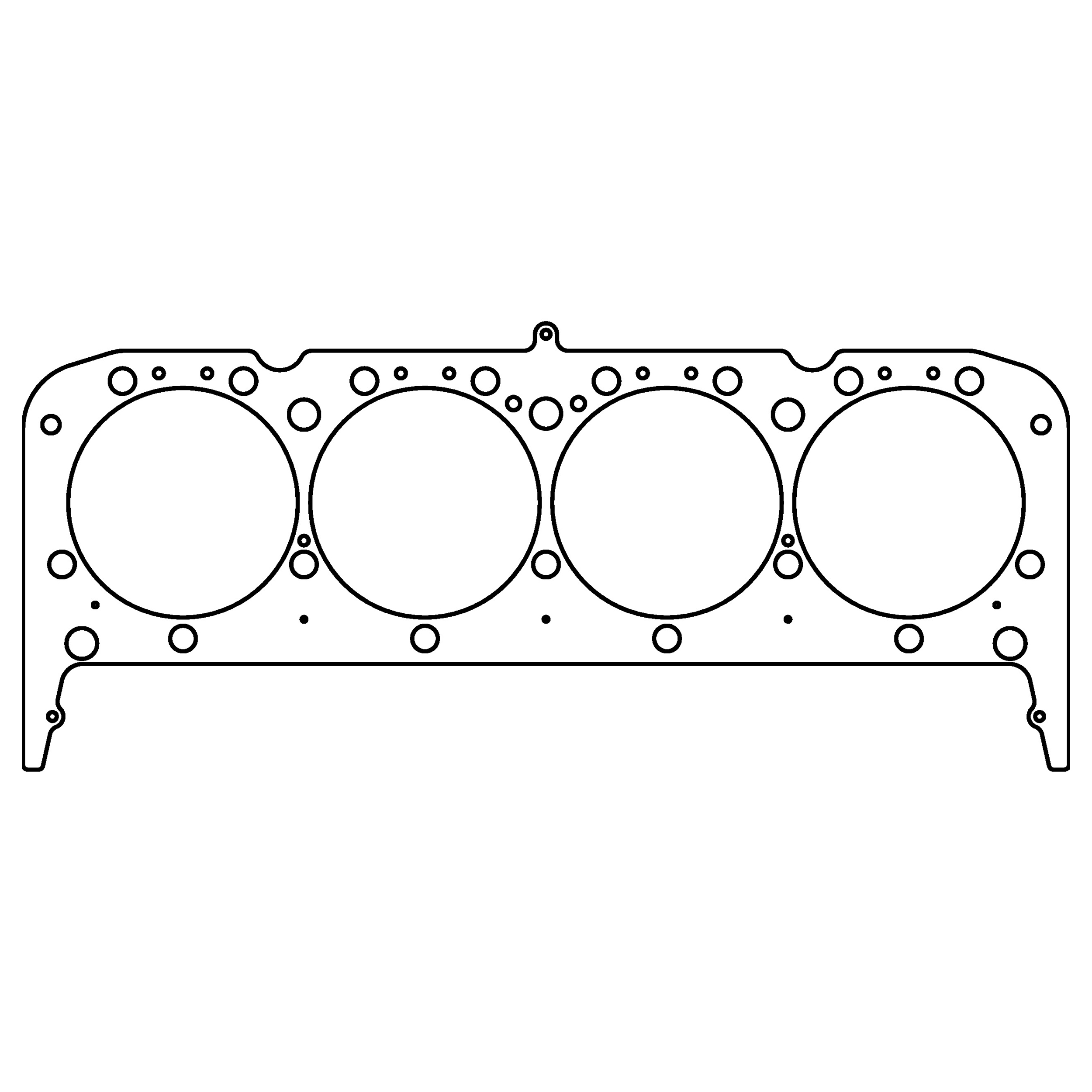 Cometic C5323-045 - GM SB2.2 Small Block V8 .045in MLS Cylinder Head Gasket - 4.165in Bore - With Steam Holes