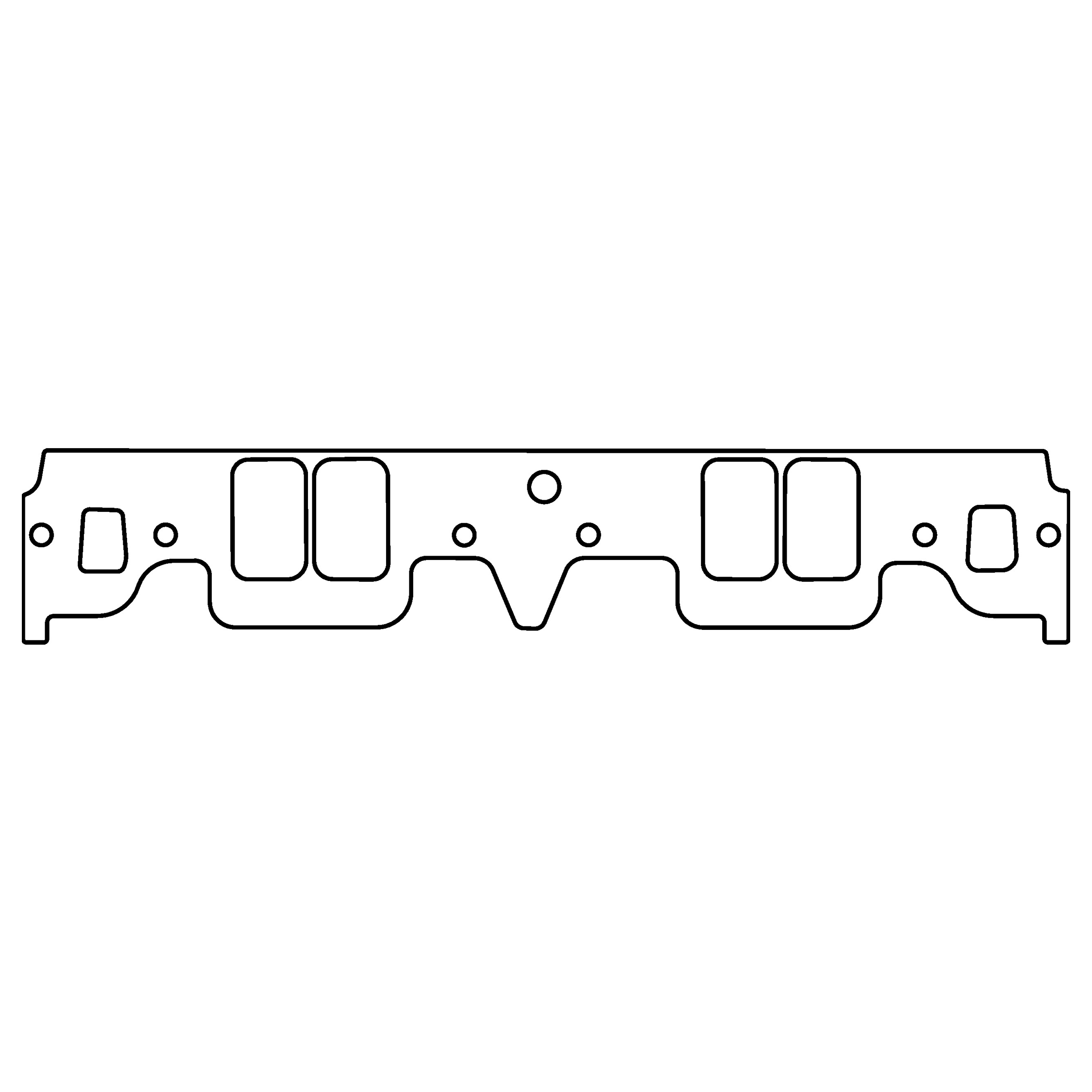Cometic C5427-059 - Chevrolet Gen-1 Small Block V8 .059in CFM Intake Manifold Gasket Set - Brodix WP262 Head Cometic C5427-059 - Chevrolet Gen-1 Small Block V8 .059in CFM Intake Manifold Gasket Set - Brodix WP262 Head