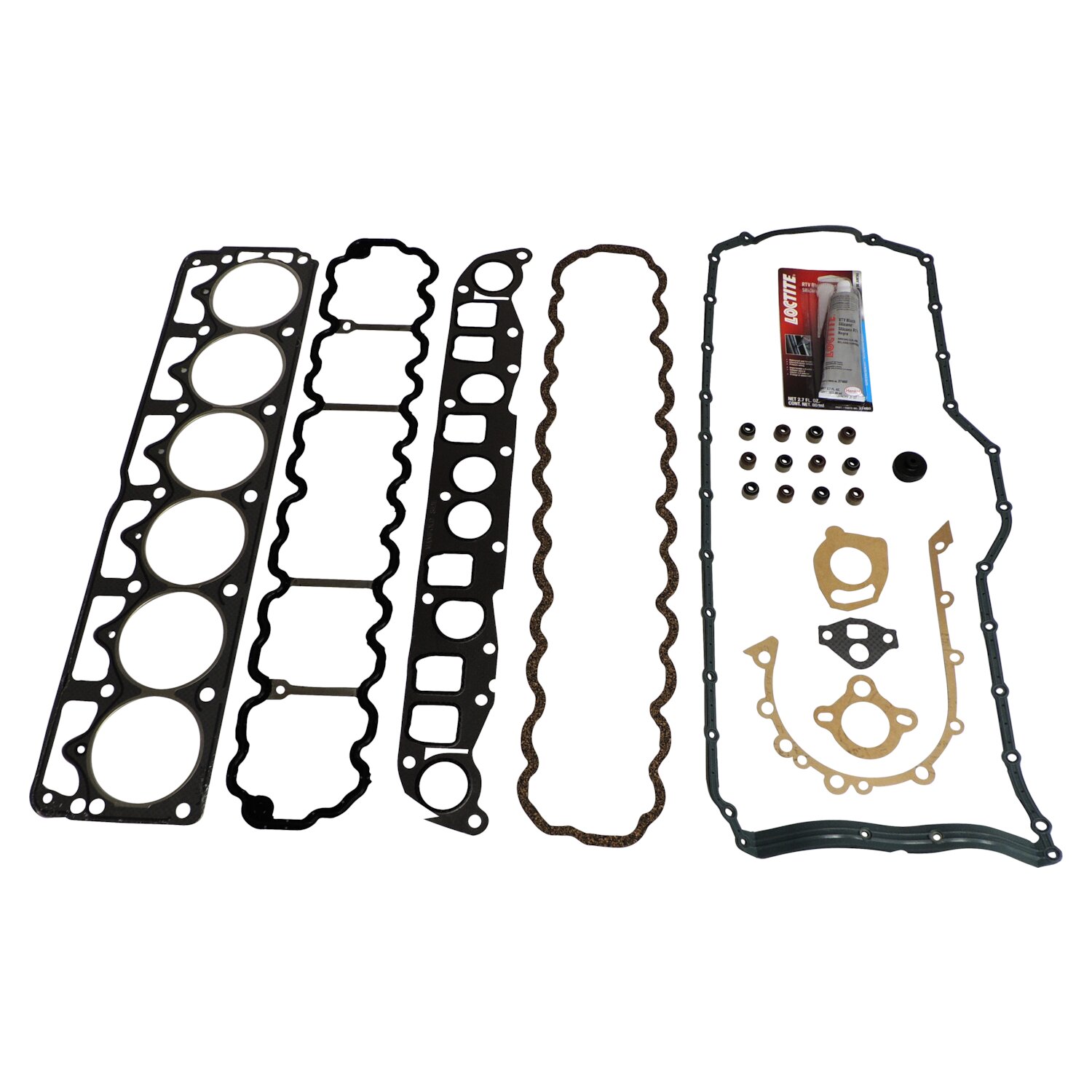 Crown Automotive Jeep Replacement 4636982MK - Master Engine Upper Gasket Set for 1991-1999 Jeep TJ, YJ, XJ, MJ, ZJ, ZG w/ 4.0L