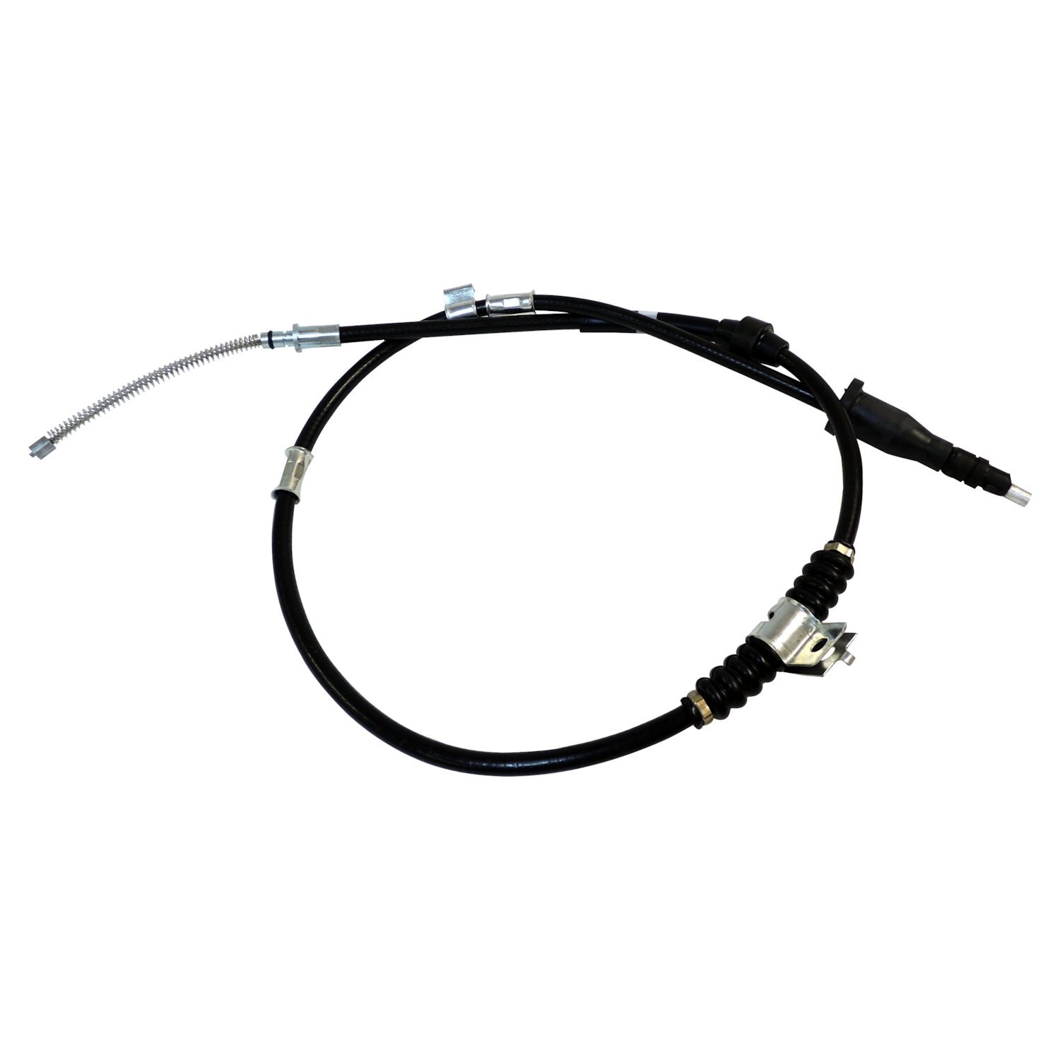 Crown Automotive Jeep Replacement 4877017AB - Rear Parking Brake Cable 2007-2017 Jeep MK Compass/Patriot w/ Rear Disc Brakes