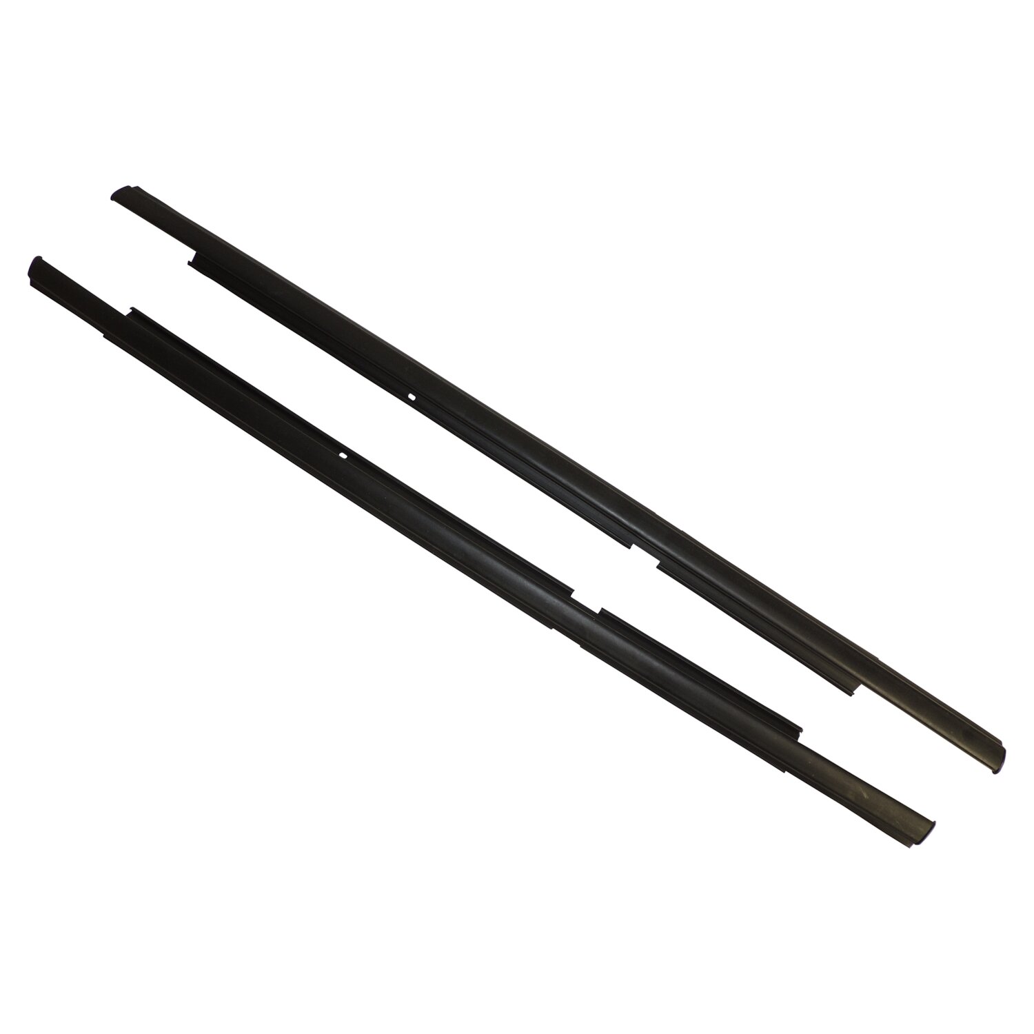 Crown Automotive Jeep Replacement 5074652K - Rear Outer Door Glass Weatherstrip Set for 2007-2017 Jeep MK Compass