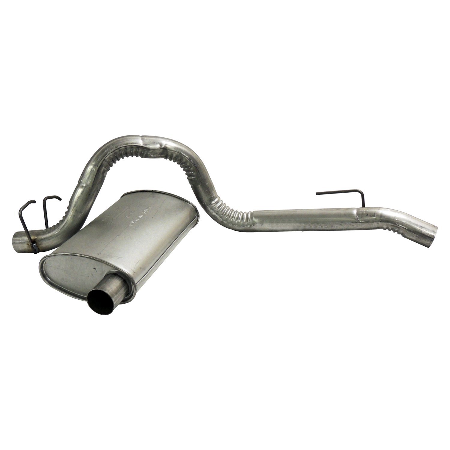 Crown Automotive Jeep Replacement 52019135 - Muffler & Tailpipe for 1987-1995 Jeep YJ Wrangler w/ 2.5L or 4.0L Engines