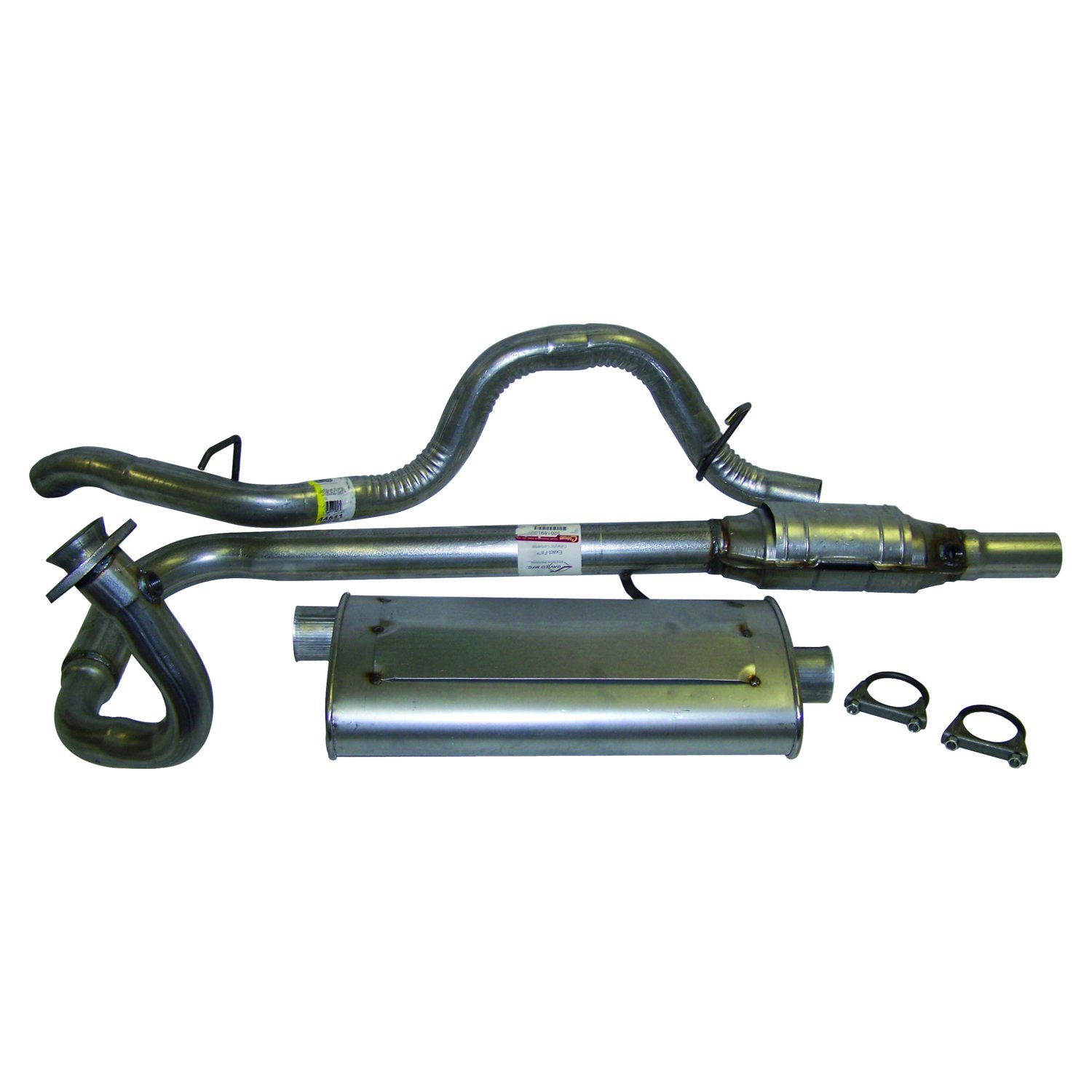 Crown Automotive Jeep Replacement 52018933K - Exhaust Kit for Select 97-00 TJ Jeep Wrangler w/ 2.5L Engine Crown Automotive Jeep Replacement 52018933K - Exhaust Kit for Select 97-00 TJ Jeep Wrangler w/ 2.5L Engine