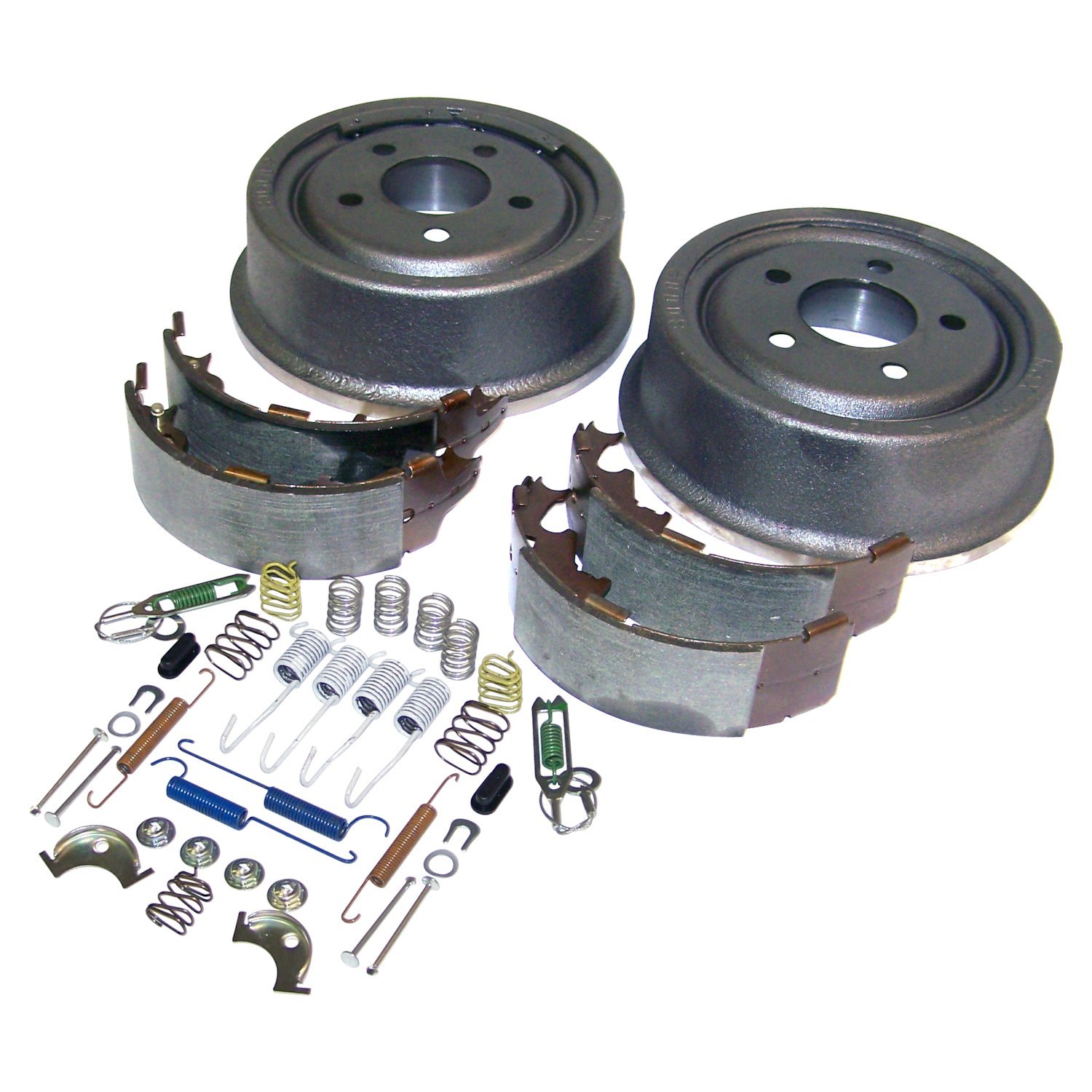 Crown Automotive Jeep Replacement 52005350KE - Rear Drum Brake Service Kit 91-00 Jeep YJ, TJ, XJ, MJ w/ 9" X 2-1/2" Drums