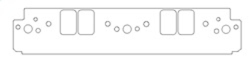 Cometic C5586-031 - Chrysler W8 Head V8 .031in Fiber Intake Manifold Gasket Set - 1.450in x 2.200in Ports