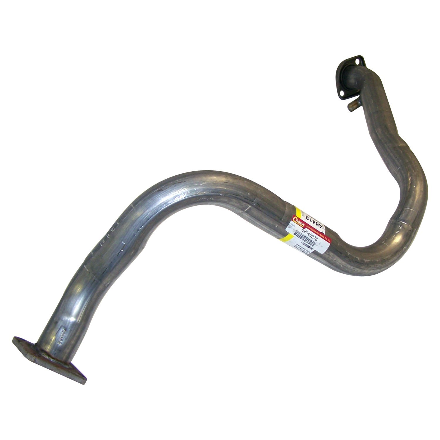 Crown Automotive Jeep Replacement 52040278 - Front Exhaust Pipe for Select 1987-1990 Jeep YJ Wrangler w/ 4.2L Engine