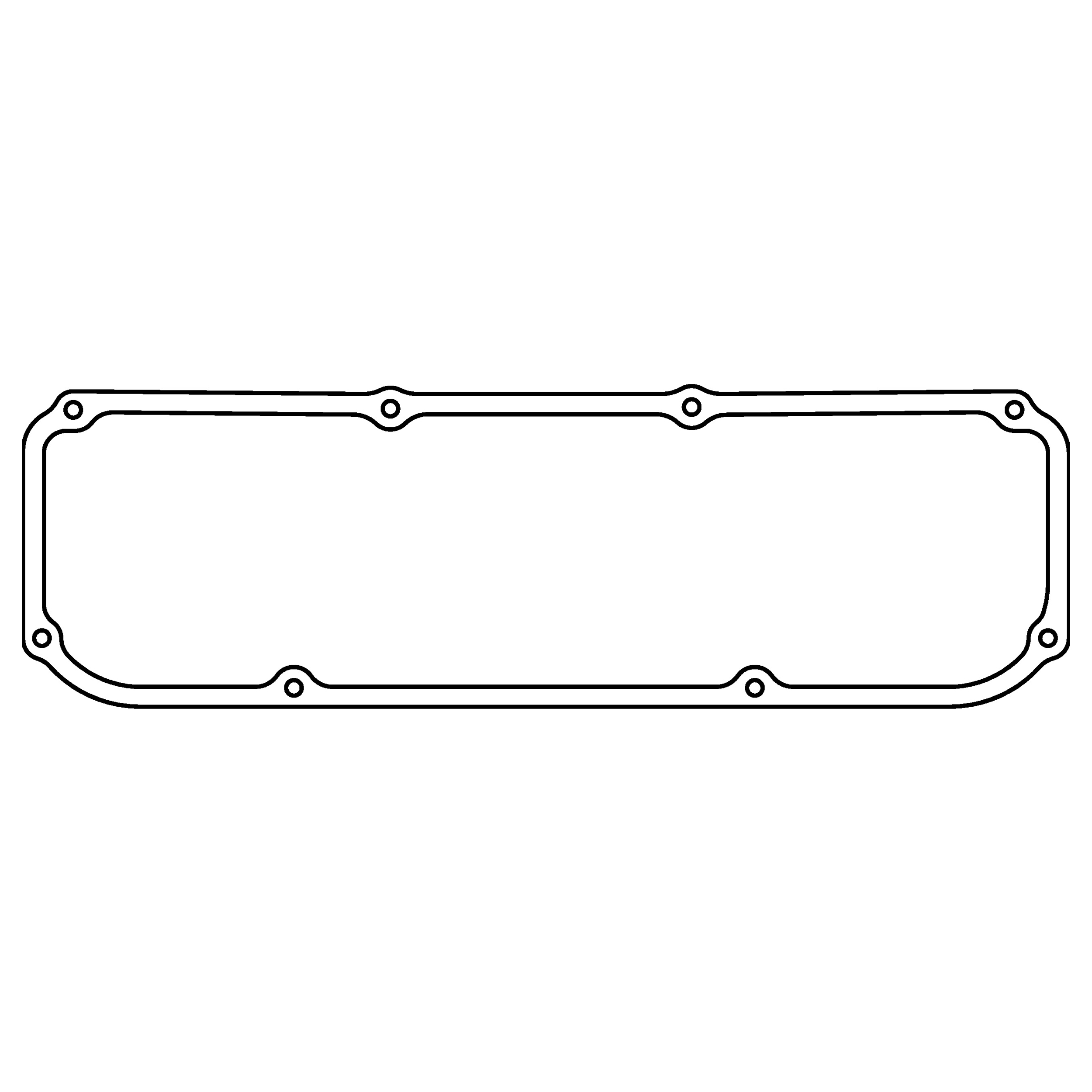 Cometic C5659-125 - Ford 335 Series V8 .125in Fiber Valve Cover Gasket - Also Fits Yates Style Heads - 8 Bolt