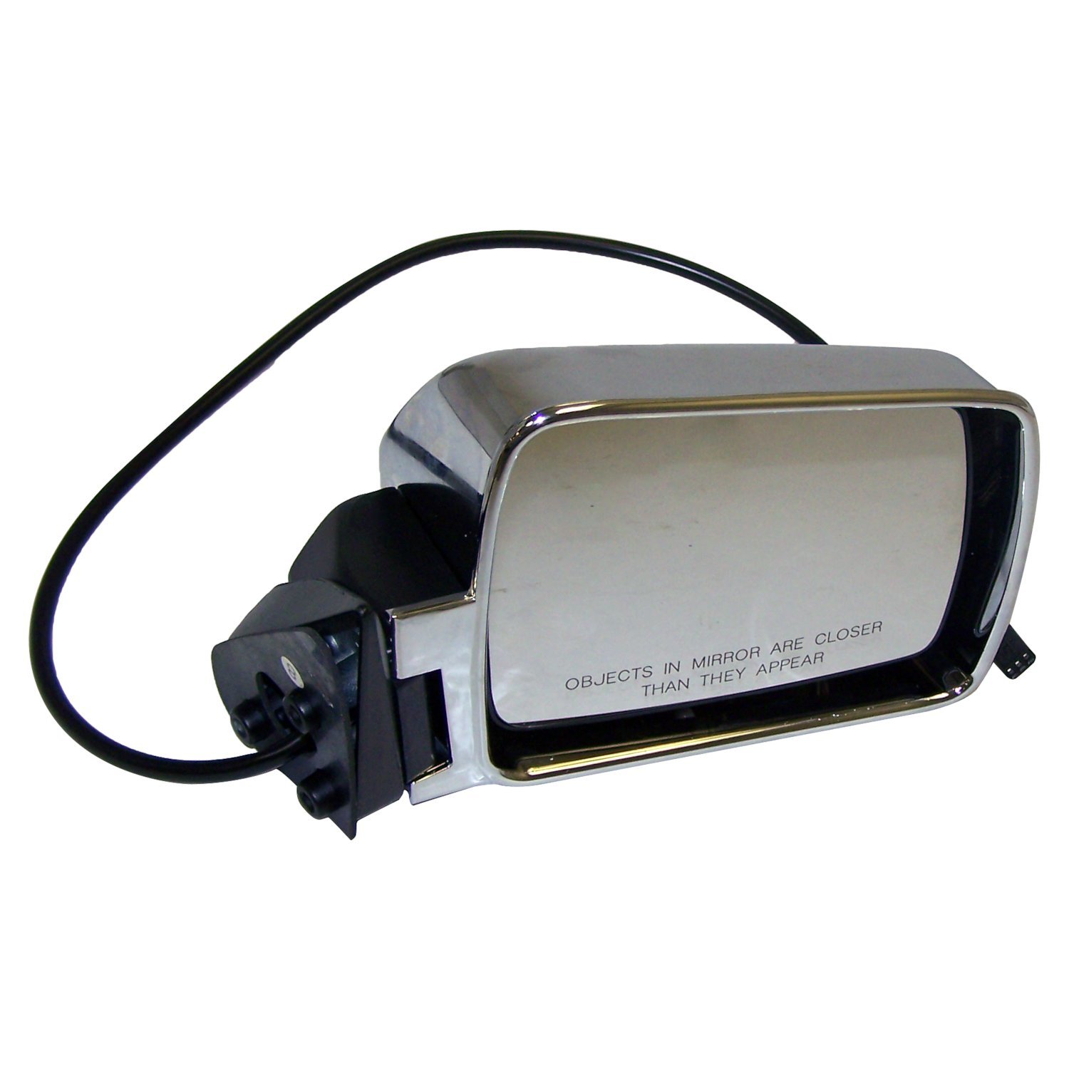 Crown Automotive Jeep Replacement 55034126 - Right Power, Folding Mirror for 1984-1996 Jeep XJ Cherokee, MJ Comanche, Chrome Crown Automotive Jeep Replacement 55034126 - Right Power, Folding Mirror for 1984-1996 Jeep XJ Cherokee, MJ Comanche, Chrome