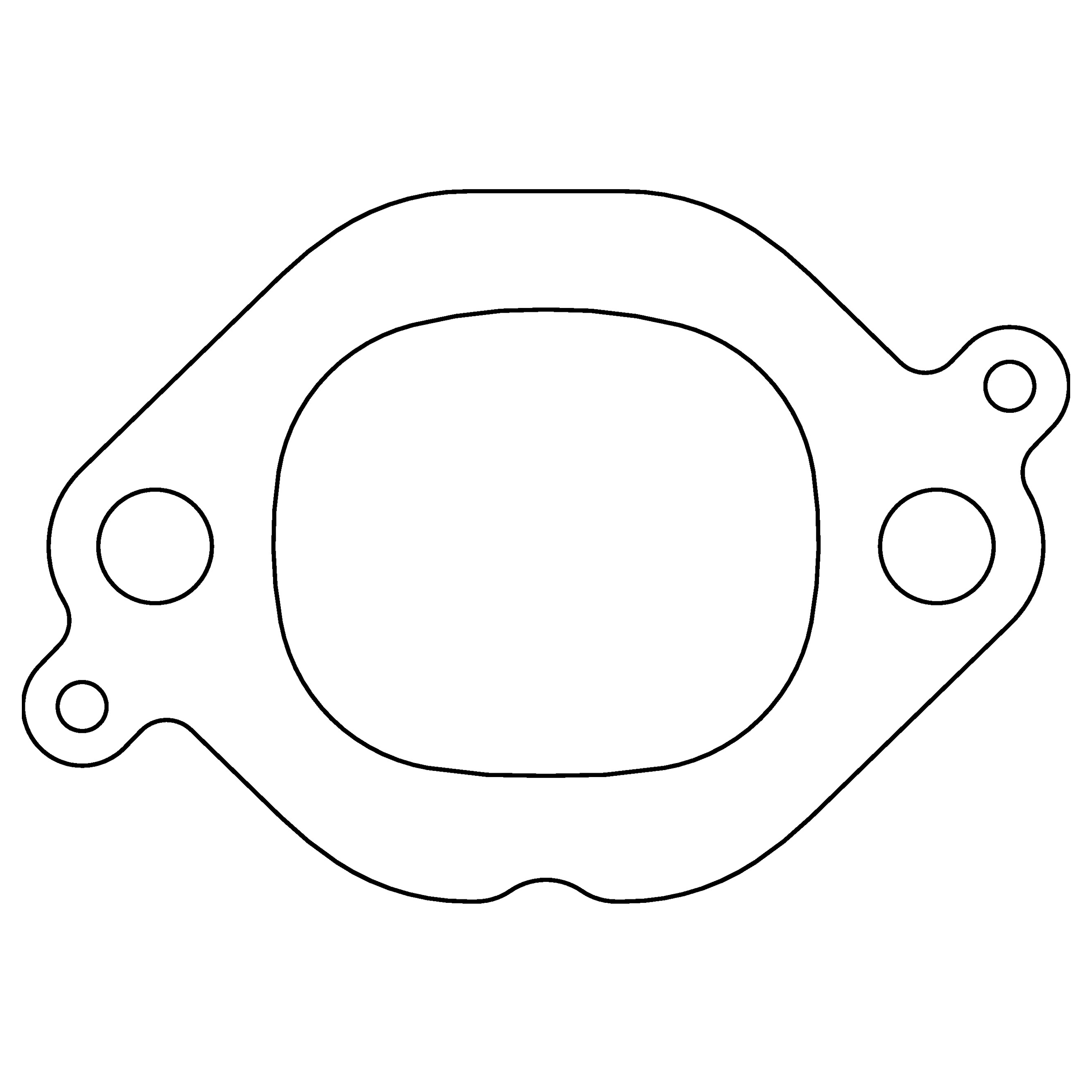 Cometic C5718 - Subaru EJ257 .064in AM Exhaust Crossover Gasket - 2004-2007 Cometic C5718 - Subaru EJ257 .064in AM Exhaust Crossover Gasket - 2004-2007