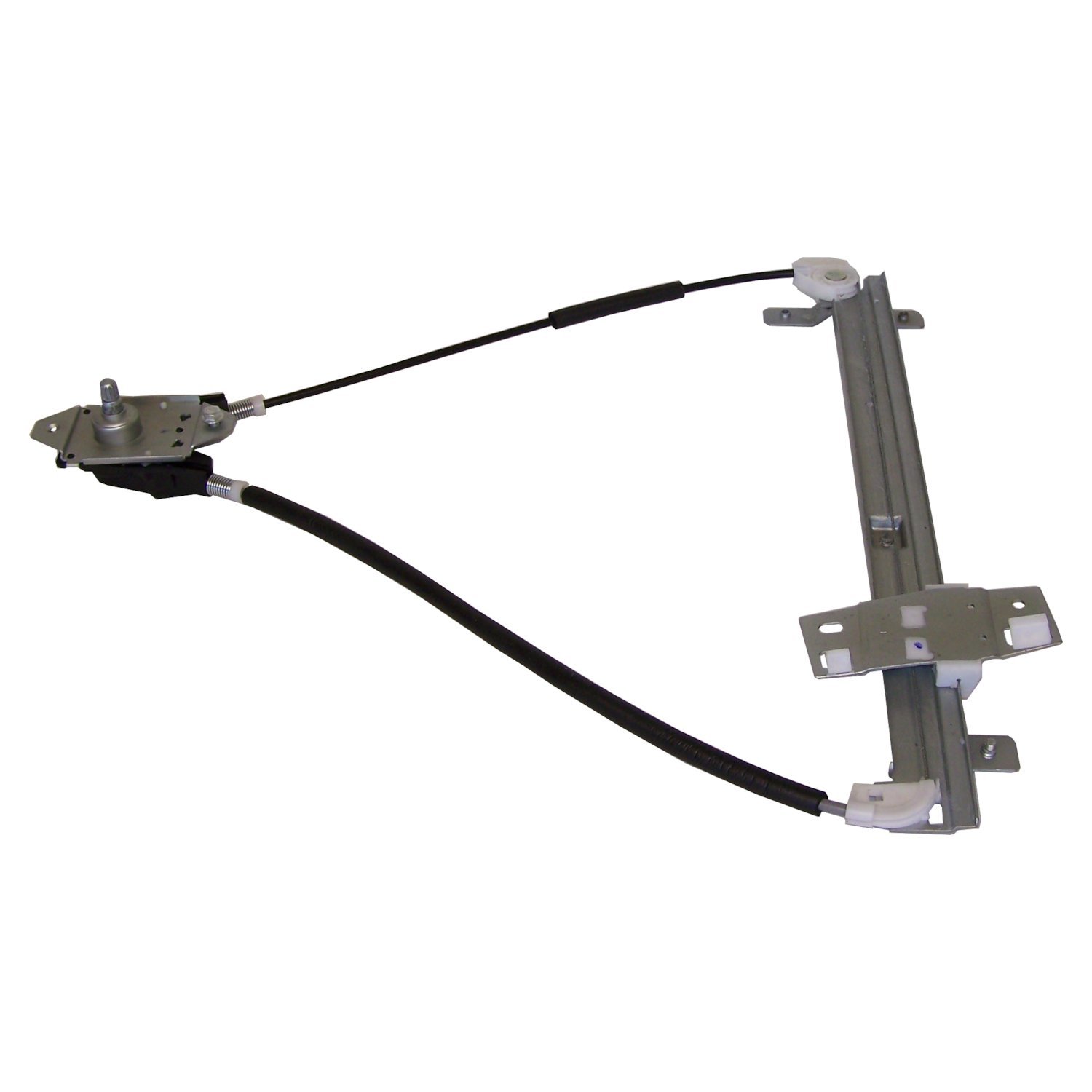 Crown Automotive Jeep Replacement 55076025AD - Left Manual Window Regulator for 1997-2006 Jeep TJ Wrangler