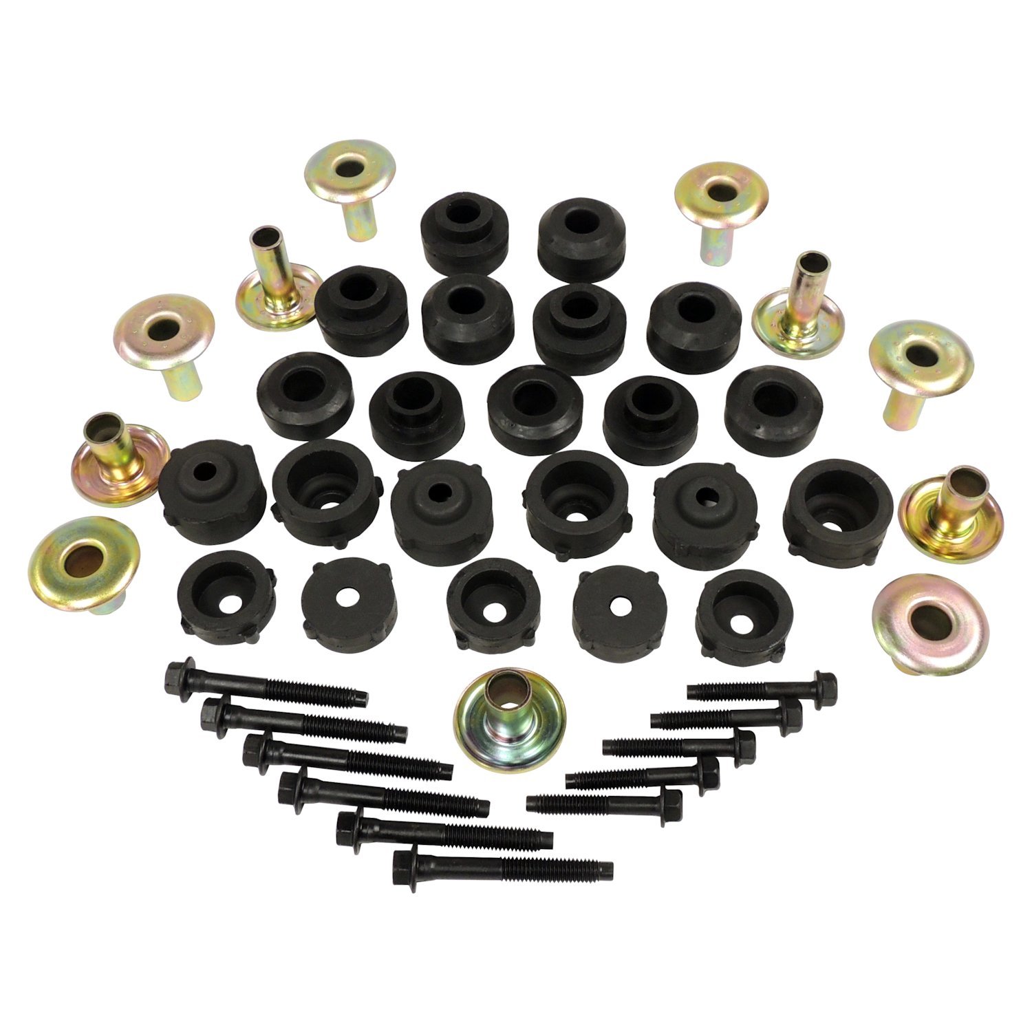 Crown Automotive Jeep Replacement 55176180MK - Body Mount Master Kit for 1997-2006 Jeep TJ Wrangler Crown Automotive Jeep Replacement 55176180MK - Body Mount Master Kit for 1997-2006 Jeep TJ Wrangler