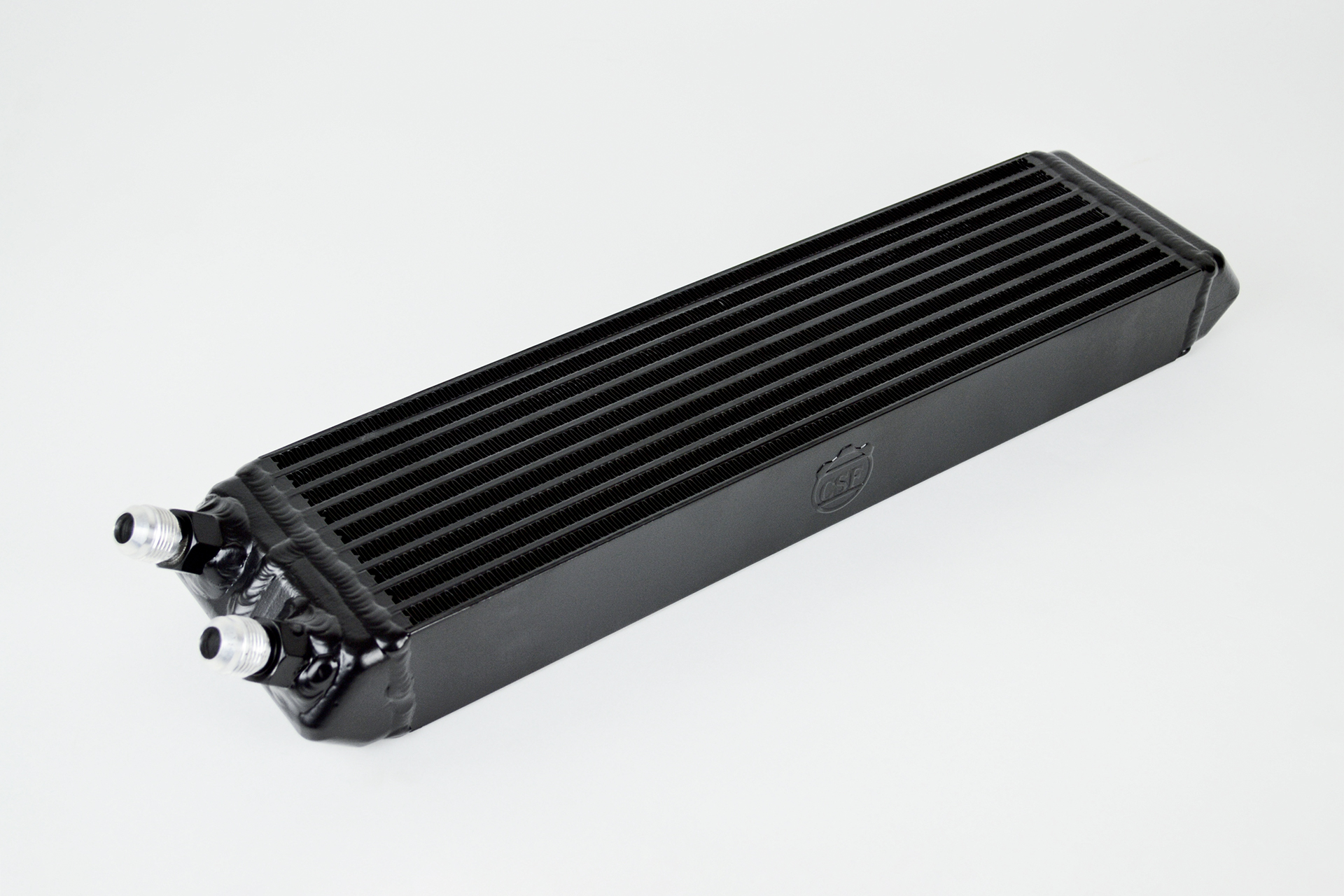 CSF 8066 - Universal Dual-Pass Internal/External Oil Cooler - 22.0in L x 5.0in H x 2.25in W