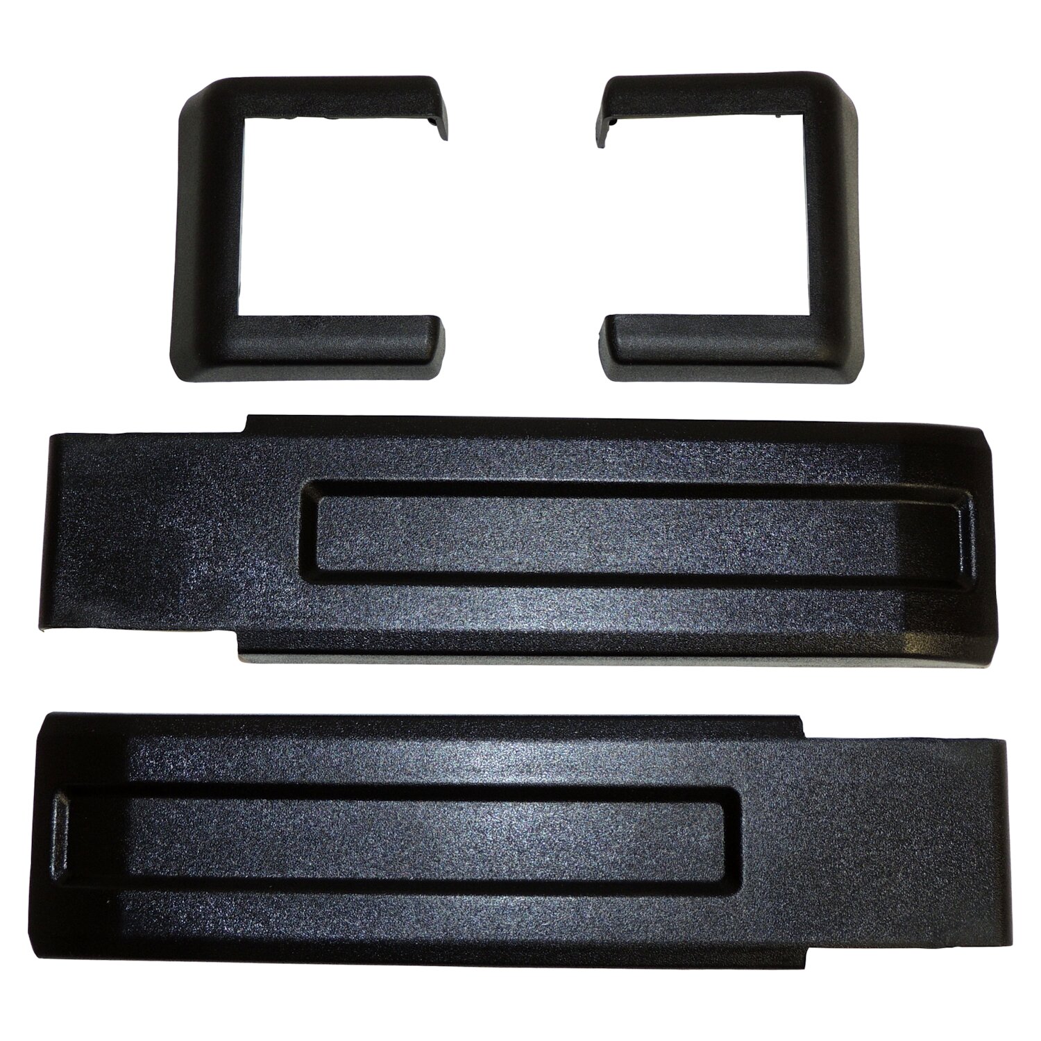 Crown Automotive Jeep Replacement 55397091K - Upper & Lower Tailgate Hinge Cover Set for 2007-2018 Jeep JK Wrangler