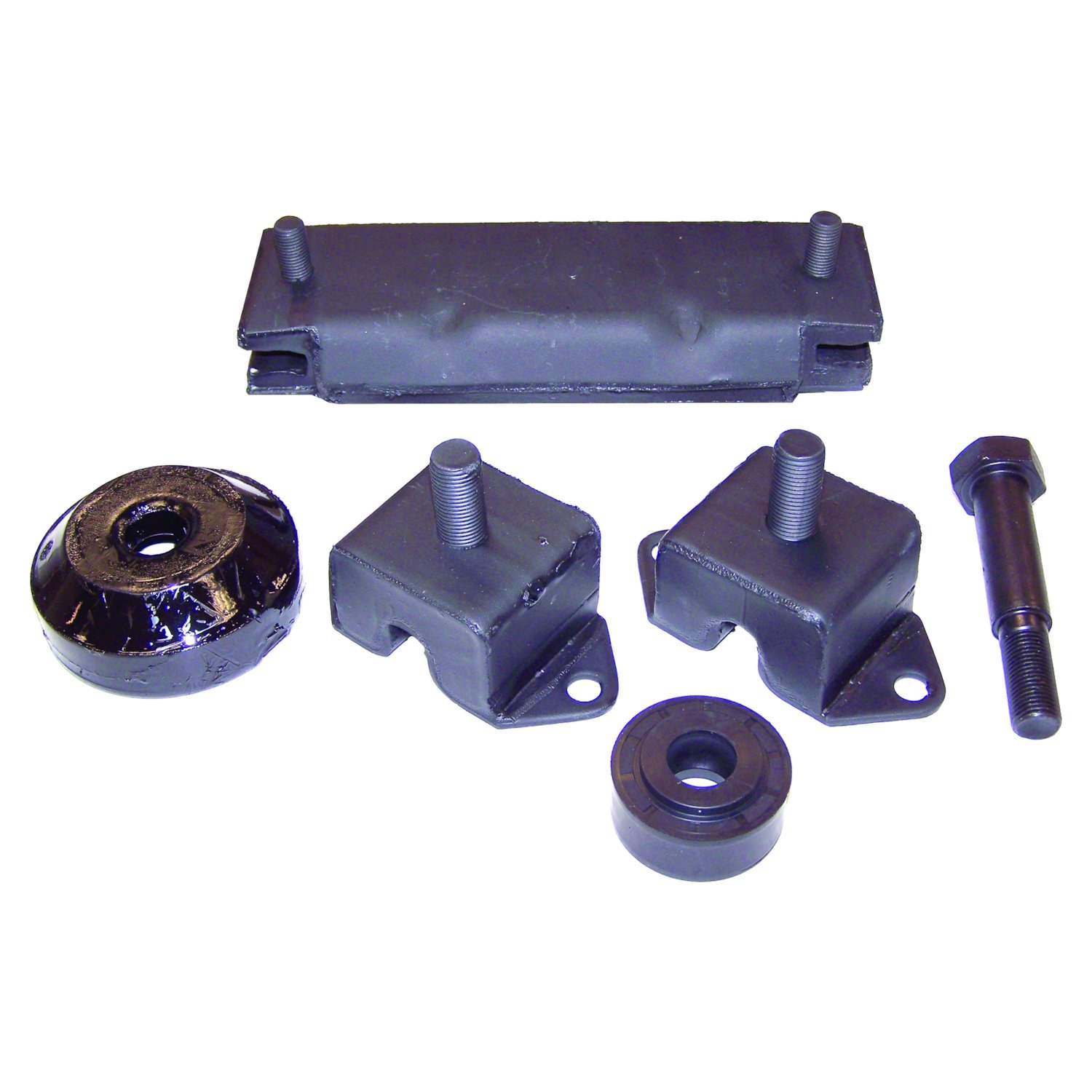 Crown Automotive Jeep Replacement 638629K - 4-134 Engine Mount Kit for 1942-1971 Jeep CJ-2A, CJ-3A, CJ-3B, CJ-5, CJ-6