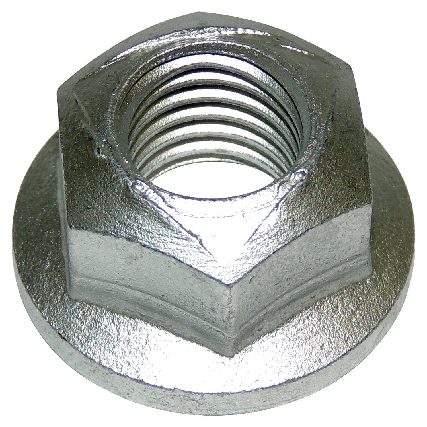 Crown Automotive Jeep Replacement 6502698 - Flanged Locking Nut for Misc Jeep JK, TJ, WK, WJ, ZJ, XJ, MJ, XJ, KK, KK Models