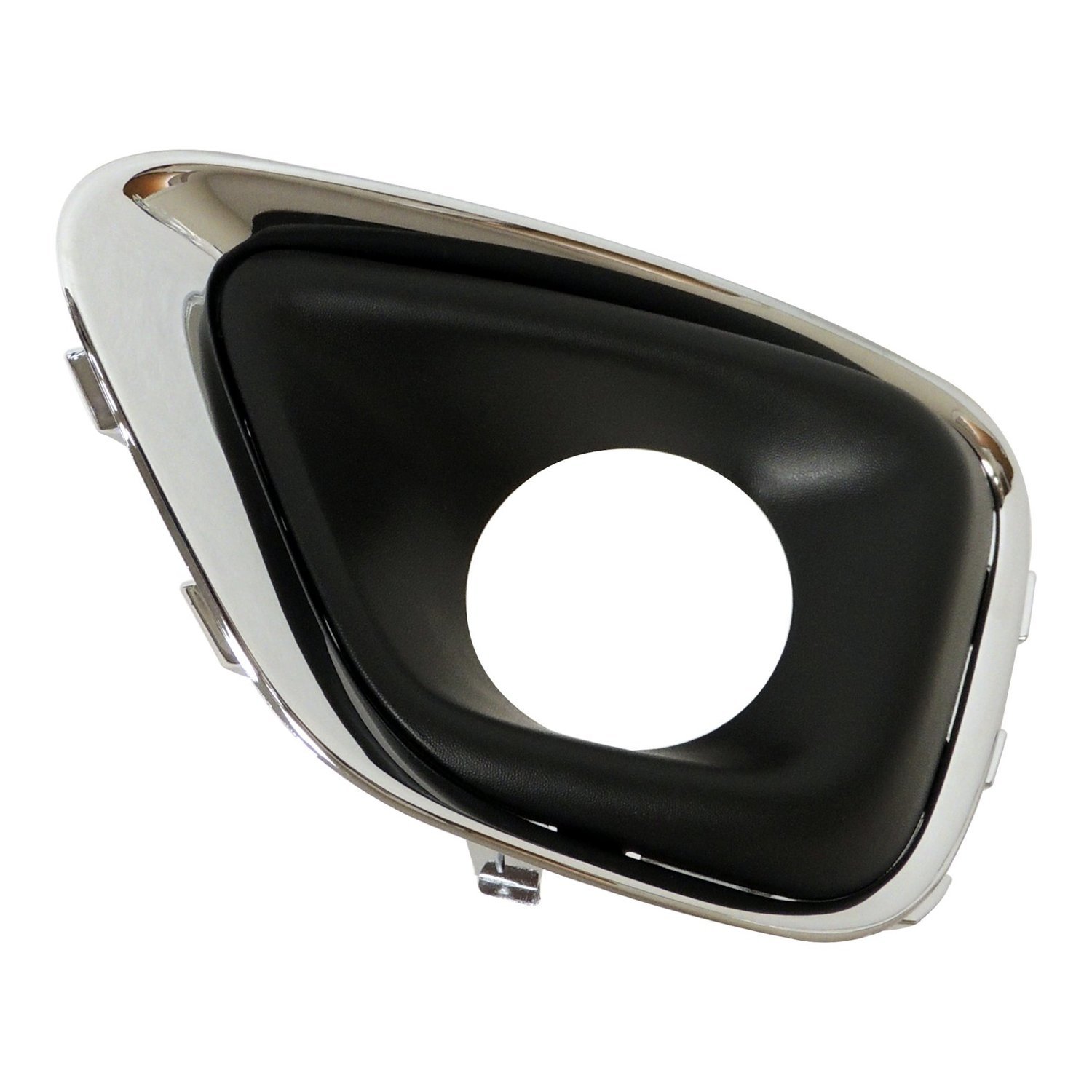 Crown Automotive Jeep Replacement 68213205AA - Left Chrome Fog Lamp Bezel for 2014-2017 Jeep MK Compass