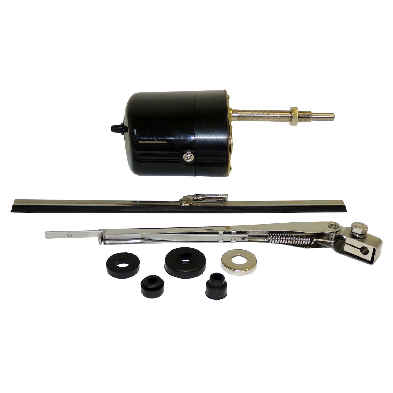 Crown Automotive Jeep Replacement 6V - 6 Volt Wiper Motor Kit for 1941-1958 Jeep MB, CJ-2A, CJ-3A, CJ-3B, CJ-5, CJ-6 Crown Automotive Jeep Replacement 6V - 6 Volt Wiper Motor Kit for 1941-1958 Jeep MB, CJ-2A, CJ-3A, CJ-3B, CJ-5, CJ-6