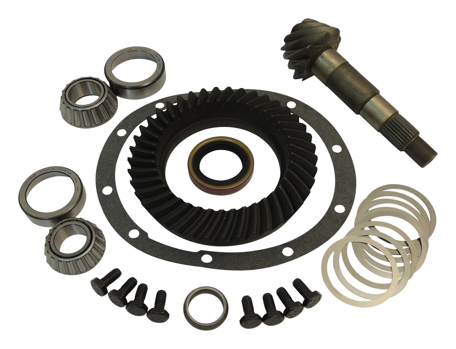Crown Automotive Jeep Replacement 7072445X - Ring & Pinion Kit for Select Jeep TJ, YJ, XJ, MJ, ZJ, w/ D35 Rear, 4.56 Ratio Crown Automotive Jeep Replacement 7072445X - Ring & Pinion Kit for Select Jeep TJ, YJ, XJ, MJ, ZJ, w/ D35 Rear, 4.56 Ratio