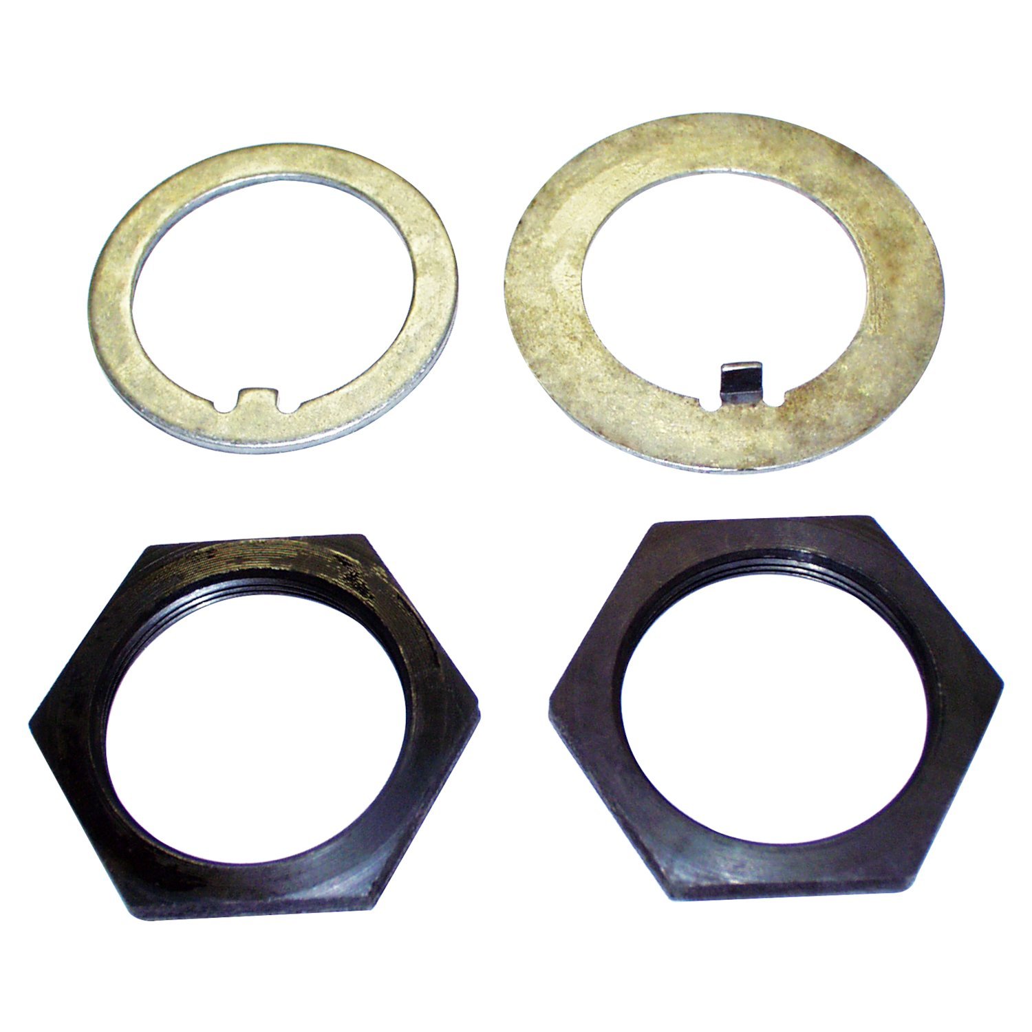 Crown Automotive Jeep Replacement A867K - Front Spindle Nut Kit for Numerous 41-68 Vintage Jeep / Willys Models