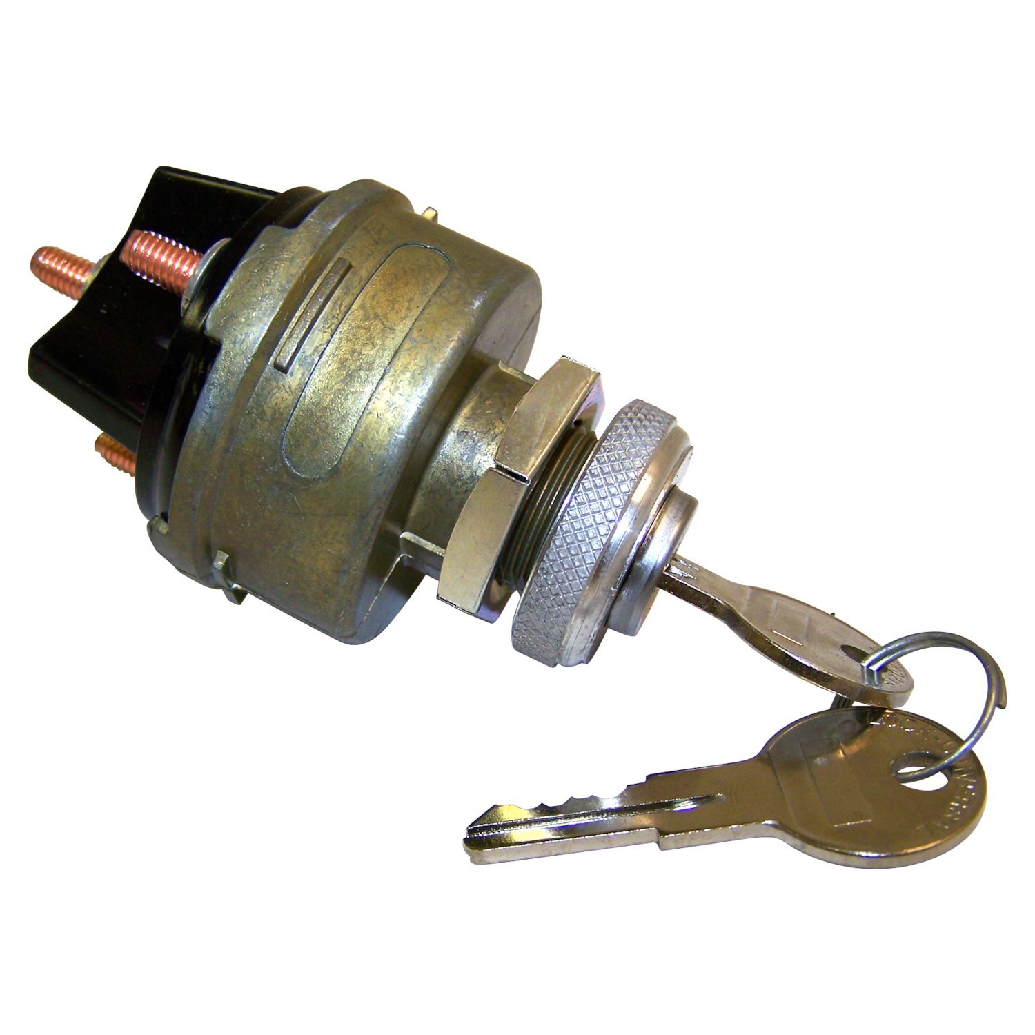 Crown Automotive Jeep Replacement J0924918 - Ignition Switch with Keys for 1946-1966 Jeep CJs, FCs, and Willys Models Crown Automotive Jeep Replacement J0924918 - Ignition Switch with Keys for 1946-1966 Jeep CJs, FCs, and Willys Models