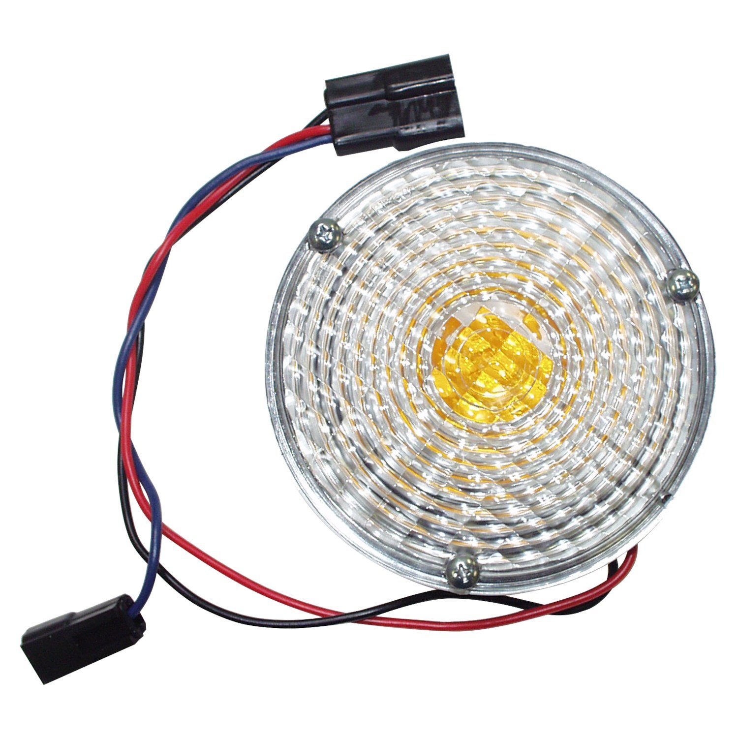 Crown Automotive Jeep Replacement J0989852 - Front Parking Lamp 1969-1976 Jeep CJ-5, CJ-6, CJ-7 w/ 3 Screws in Lens, L or R Crown Automotive Jeep Replacement J0989852 - Front Parking Lamp 1969-1976 Jeep CJ-5, CJ-6, CJ-7 w/ 3 Screws in Lens, L or R