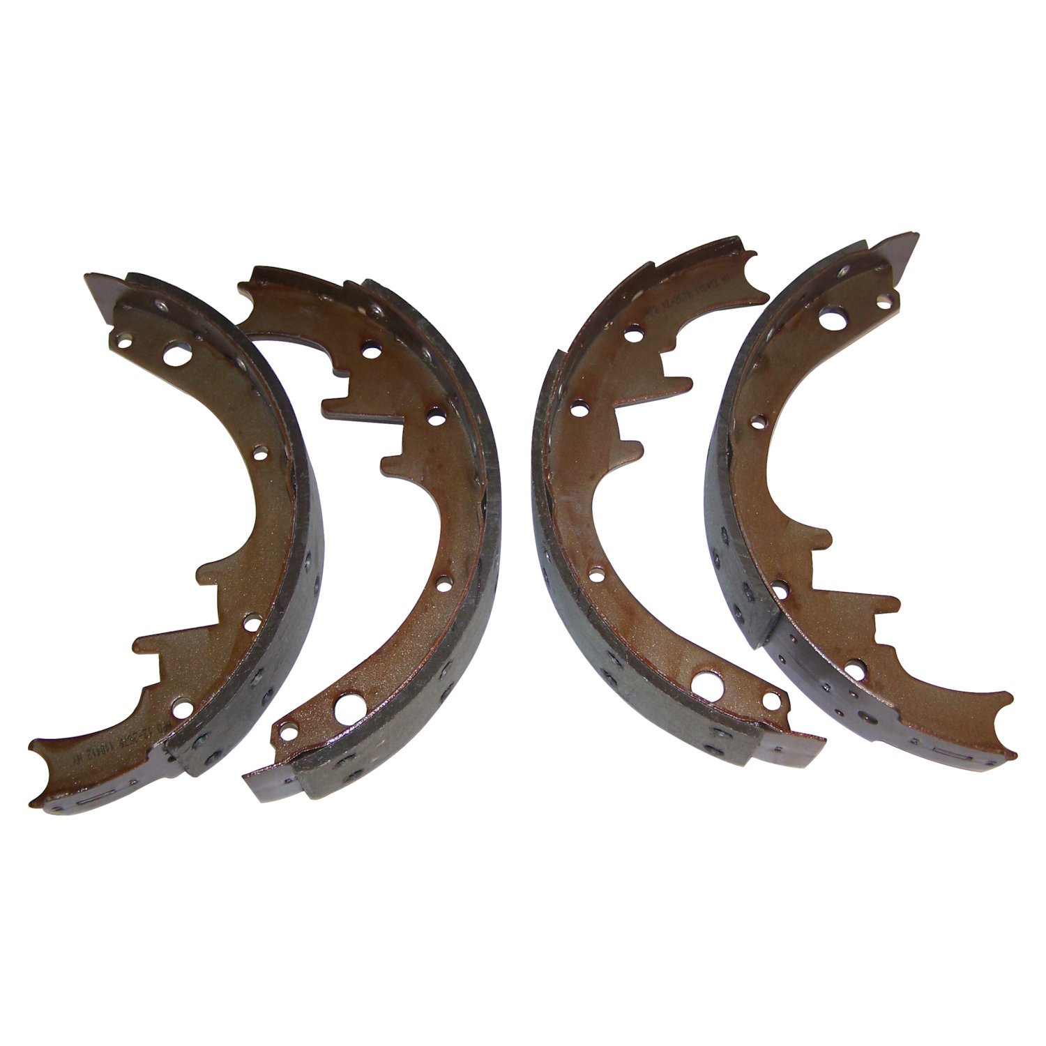 Crown Automotive Jeep Replacement J8133818 - Brake Shoe & Lining Set for 1978-89 Jeep CJs, XJ, MJ, YJ w/ 10" x 1-3/4" Drums