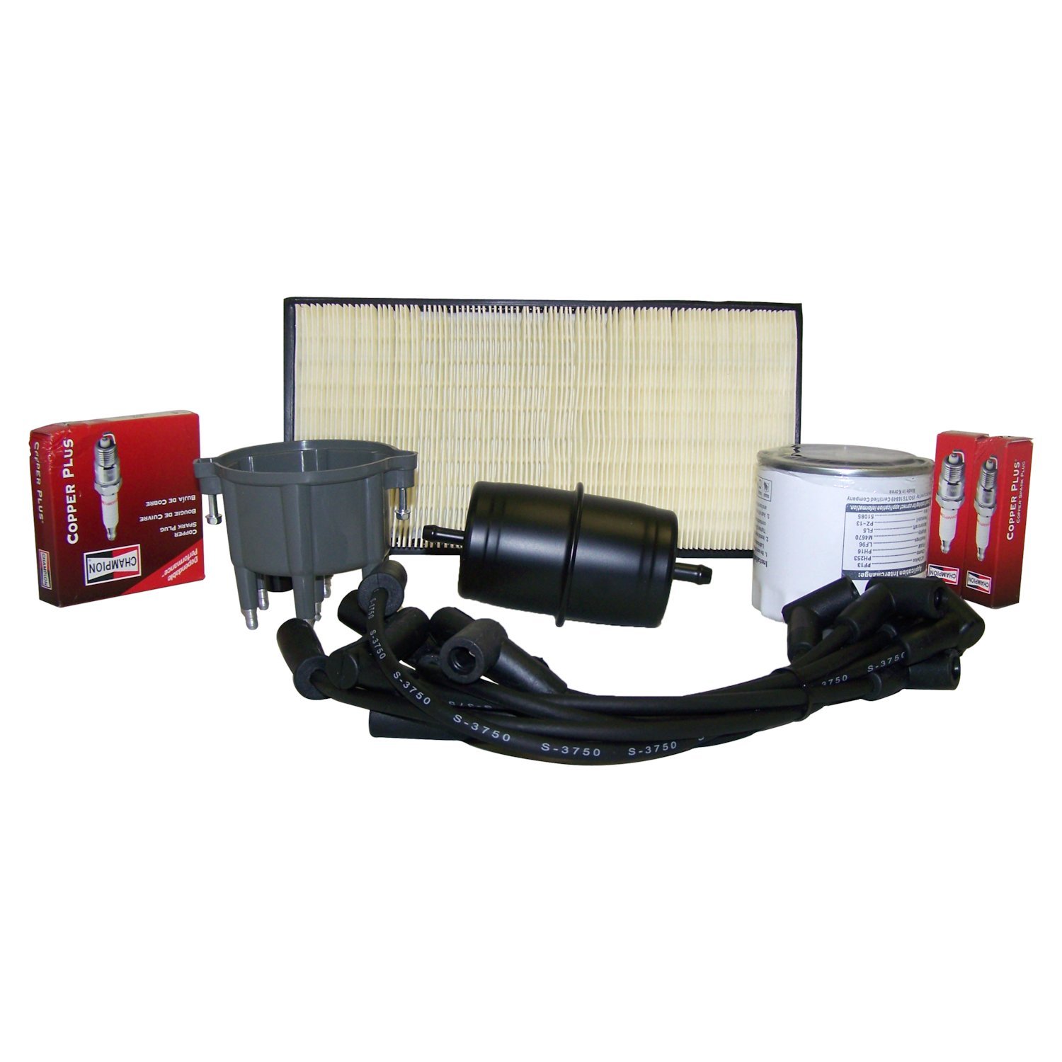 Crown Automotive Jeep Replacement TK6 - Tune Up Kit for 1991-1993 Jeep XJ Cherokee or MJ Comanche w/ 4.0L Engine Crown Automotive Jeep Replacement TK6 - Tune Up Kit for 1991-1993 Jeep XJ Cherokee or MJ Comanche w/ 4.0L Engine