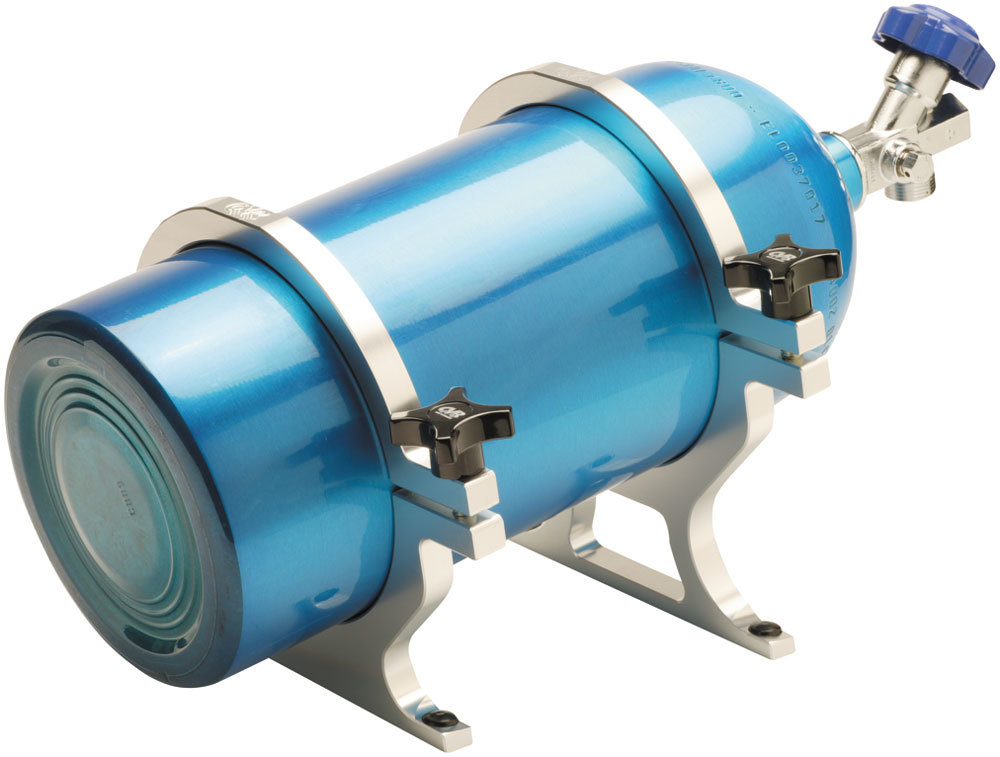 CVR Performance NO67CL - Nitrous 10lb Bottle Brackets - Clear