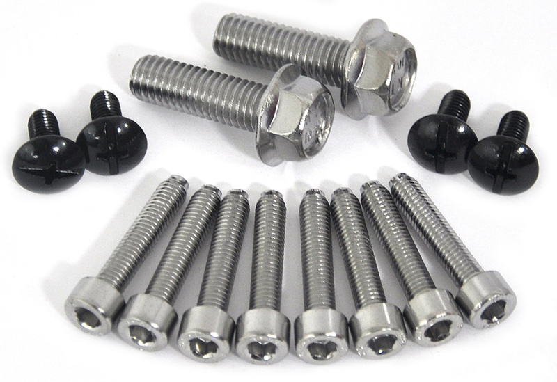 Cycra 1CYC-1006-02 - Replacement Hardware Series 1 - Black/Silver