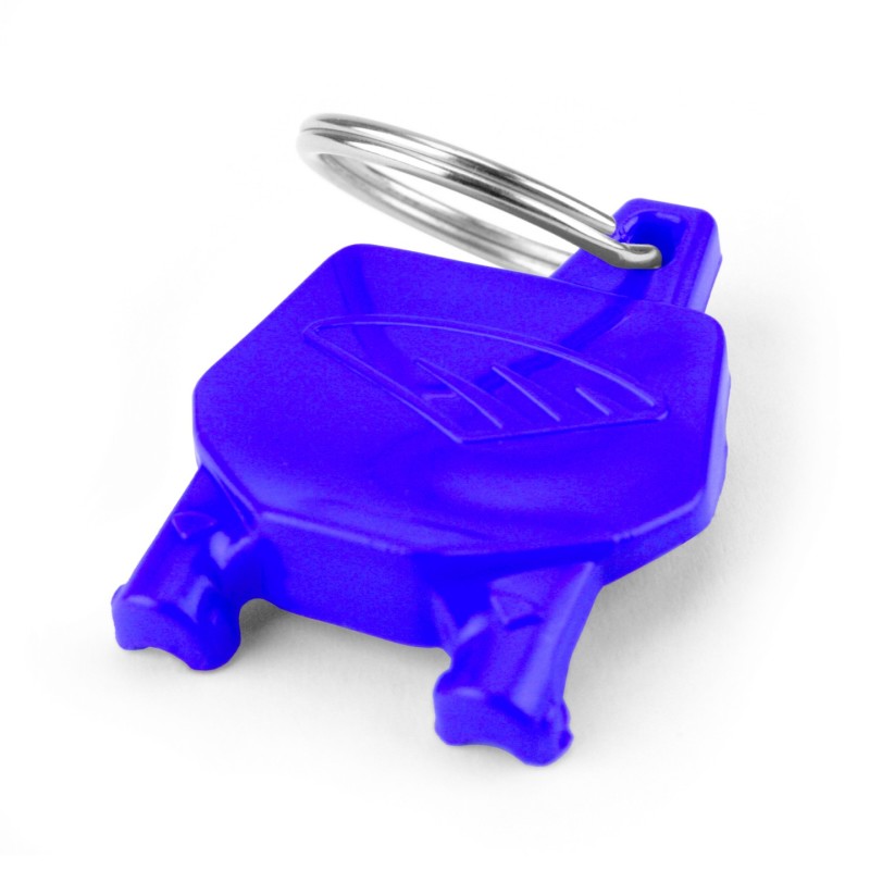 Cycra 1CYC-0002-62 - Key Ring with Number Plate - Blue