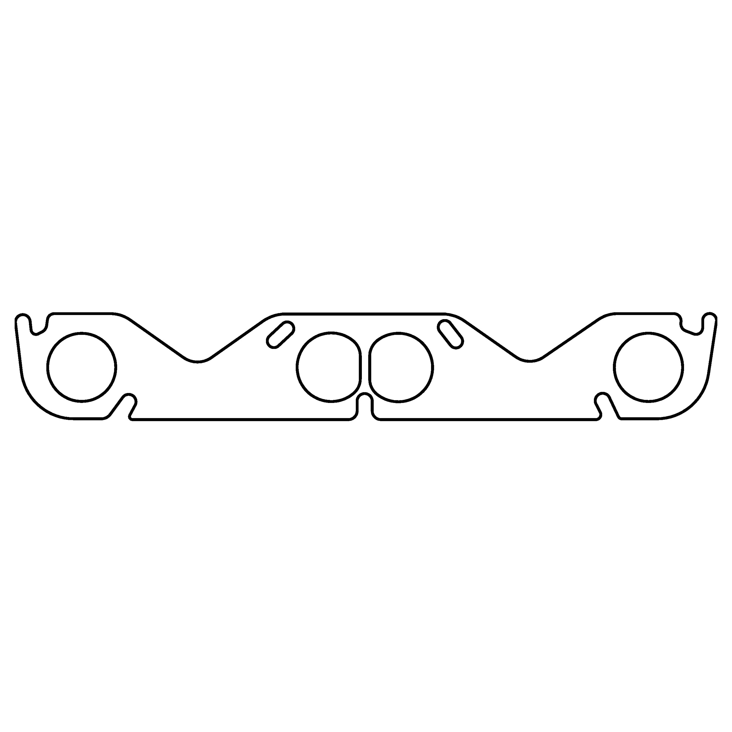 Cometic CP5126 - Chevy Gen1 SB V8 Header Gskt .060in HTS 1.810in-Round Port Hooker/Stahl Pattern-20 Pack