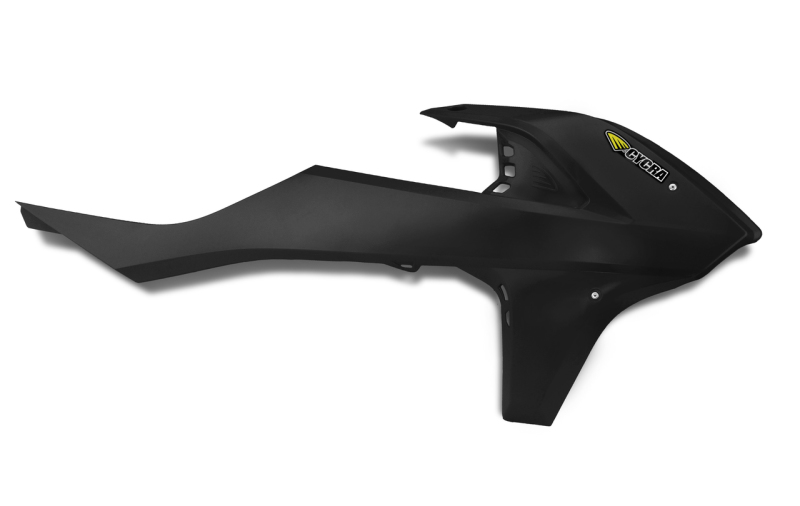 Cycra 1CYC-1901-12 - 16-19 KTM 125-500 SX/XC/SX-F/XC-F/XC-W/XCF-W/EXC-F Powerflow Radiator Shrouds - Black
