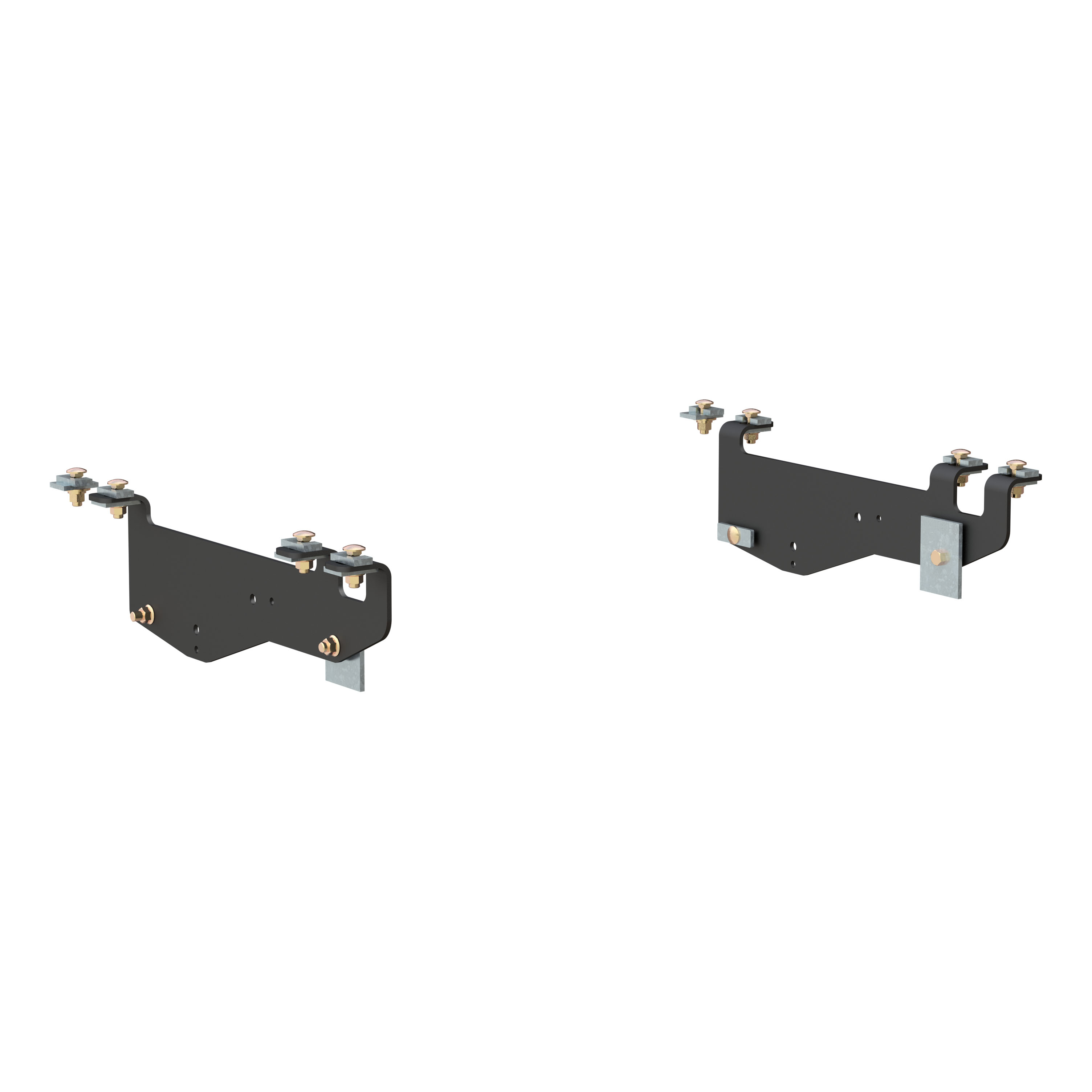 CURT 16443 - Custom 5th Wheel Brackets, Select Ford F-250, F-350 Super Duty