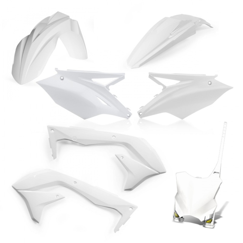 Cycra 1CYC-9418-42 - 16-18 Kawasaki KX450F 5-Pc Replacement Kit - White