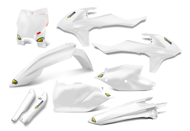 Cycra 1CYC-9317-42 - 16-18 KTM 125 SX Powerflow Body Kit - White Cycra 1CYC-9317-42 - 16-18 KTM 125 SX Powerflow Body Kit - White