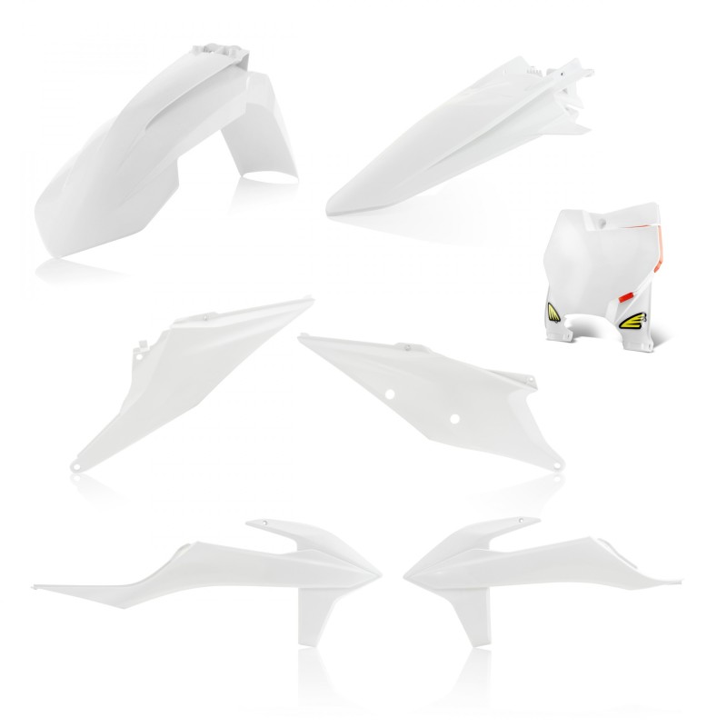Cycra 1CYC-9426-42 - 19-22 KTM 125 SX 5-pc Replica Body Kit - White Cycra 1CYC-9426-42 - 19-22 KTM 125 SX 5-pc Replica Body Kit - White