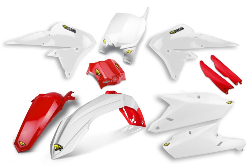 Cycra 1CYC-9312-42R - 14-18 Yamaha YZ250F/14-17 YZ450F Powerflow Body Kit - White/Red Cycra 1CYC-9312-42R - 14-18 Yamaha YZ250F/14-17 YZ450F Powerflow Body Kit - White/Red