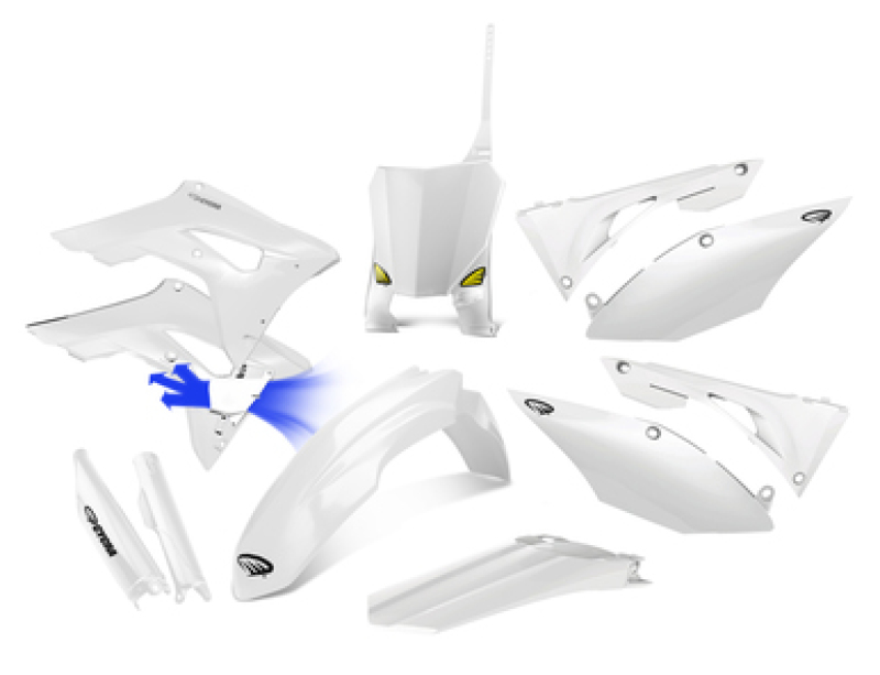 Cycra 1CYC-9320-42 - 17-21 Honda CRF250R-450R Powerflow Full Body Kit - White