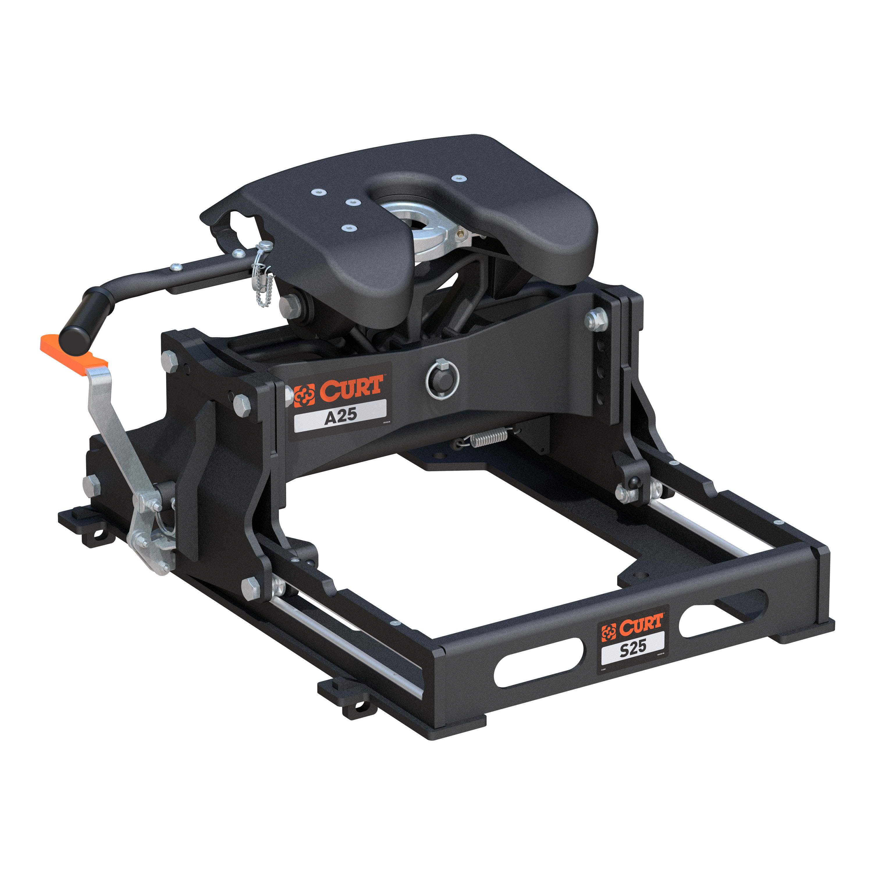 CURT 16551 - A25 Sliding 5th Wheel Hitch, 25,000 lbs