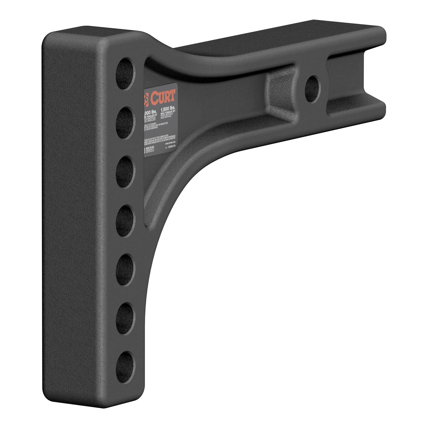 CURT 17131 - Weight Distribution Shank (2-1/2" Shank, 2" Drop, 6" Rise) CURT 17131 - Weight Distribution Shank (2-1/2" Shank, 2" Drop, 6" Rise)