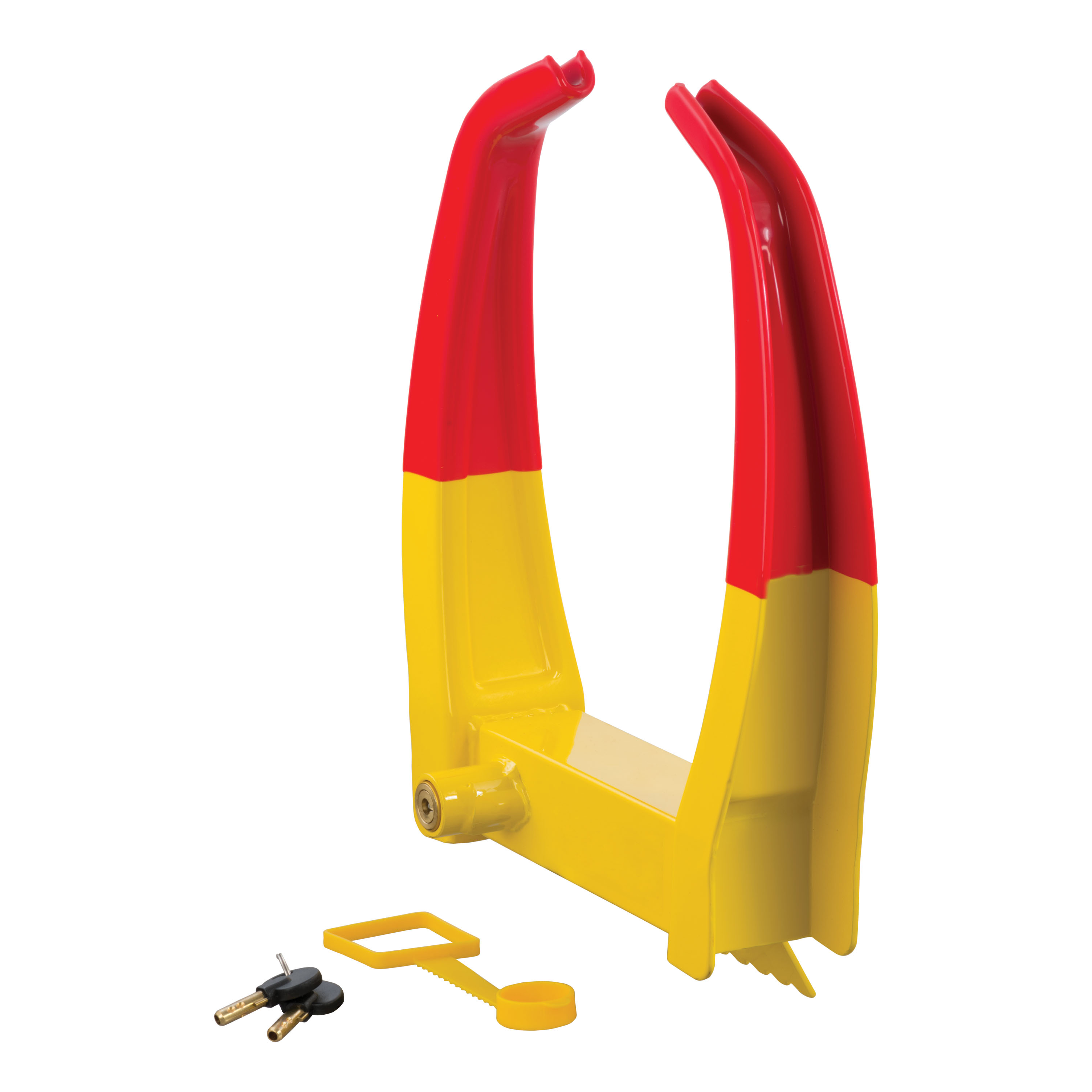 CURT 23175 - Wheel Chock Lock (Yellow Powder Coat)