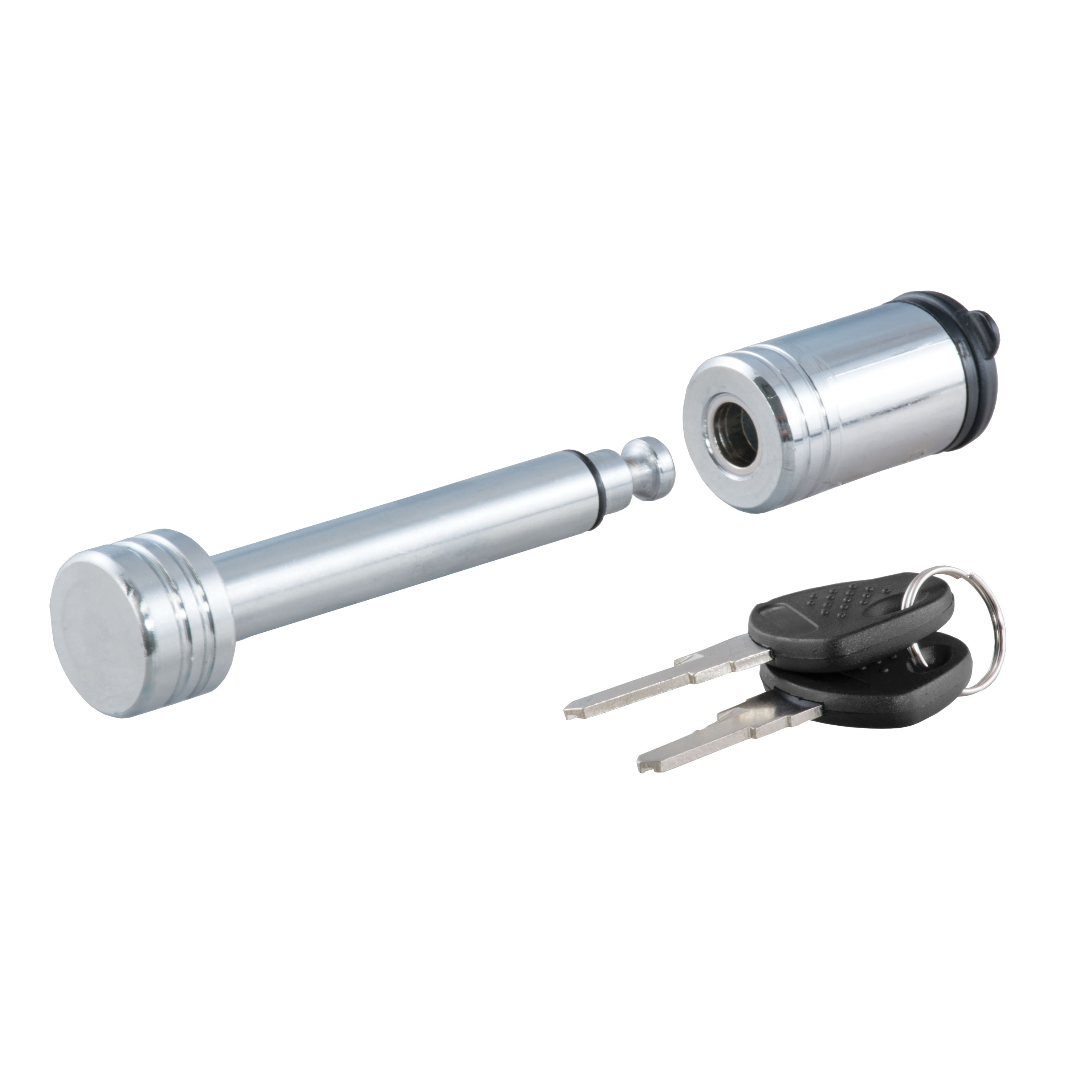 CURT 23501 - 1/2" Hitch Lock (1-1/4" Receiver, Barbell, Chrome)