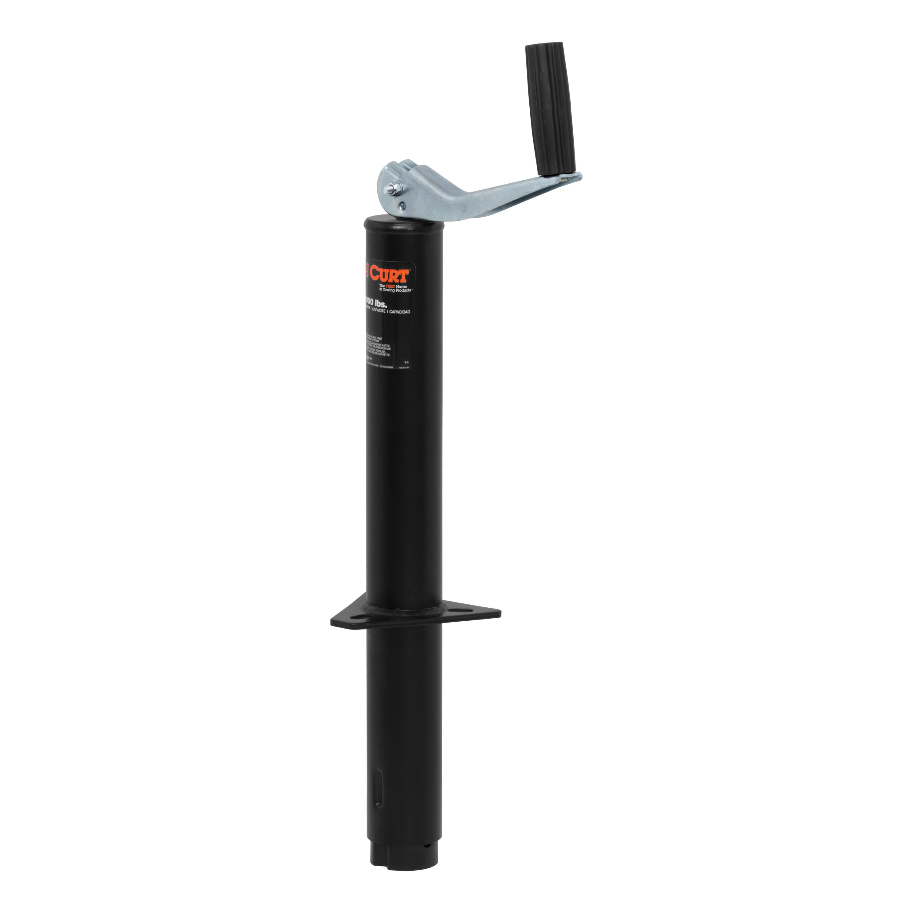 CURT 28200 - A-Frame Jack with Top Handle (2,000 lbs, 14" Travel)