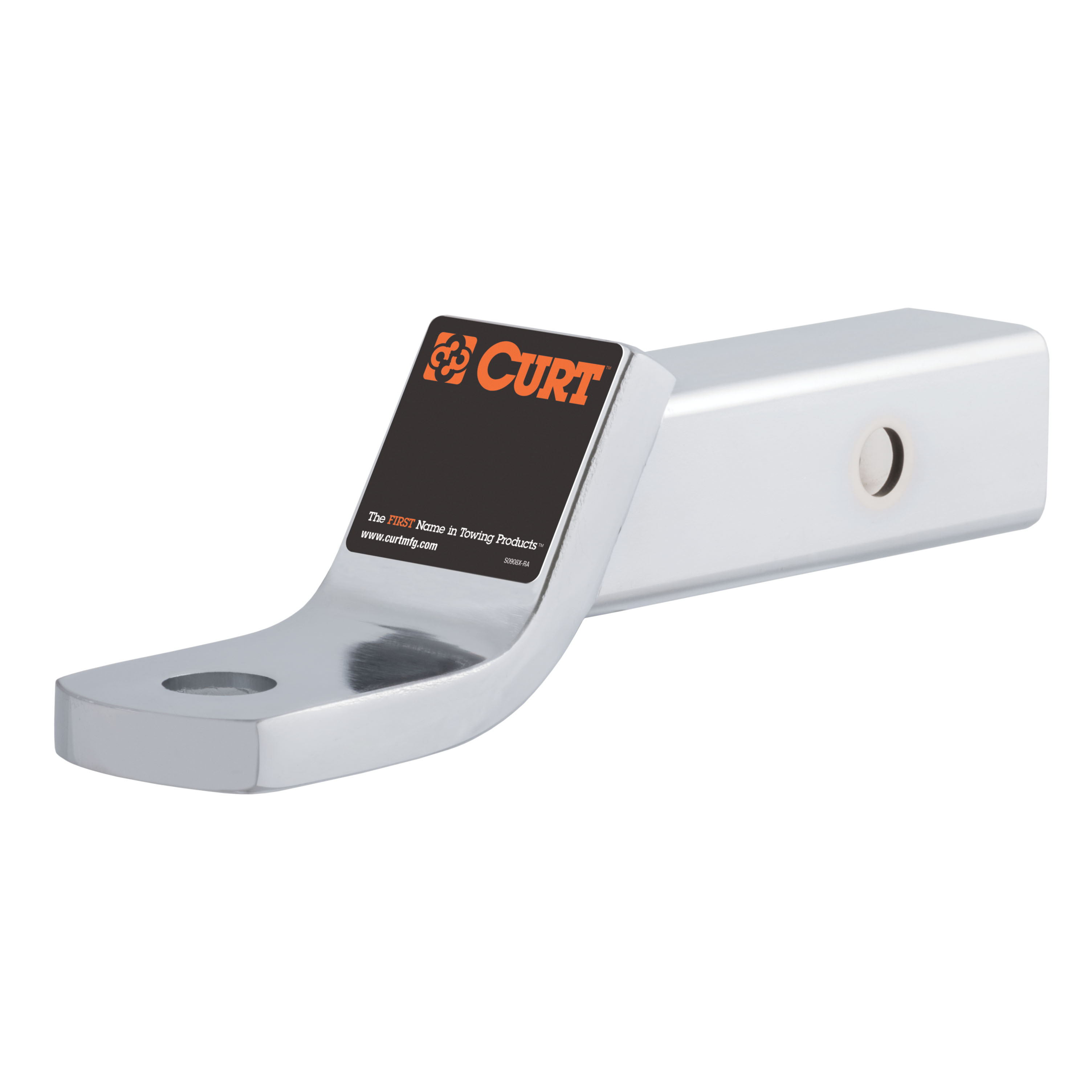 CURT 45290 - Class 3 Ball Mount (2" Shank, 7,500 lbs., 2" Drop, 7-1/2" Long, Chrome)
