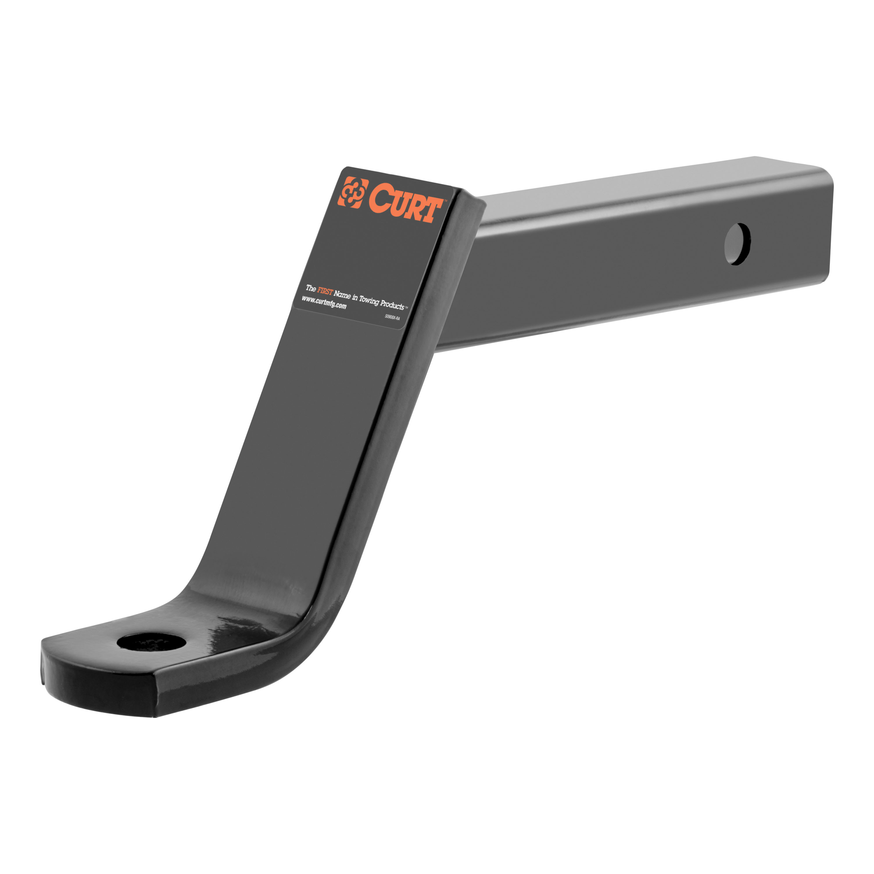CURT 45080 - Class 3 Ball Mount (2" Shank, 7,500 lbs., 6" Drop, 12-1/4" Long)