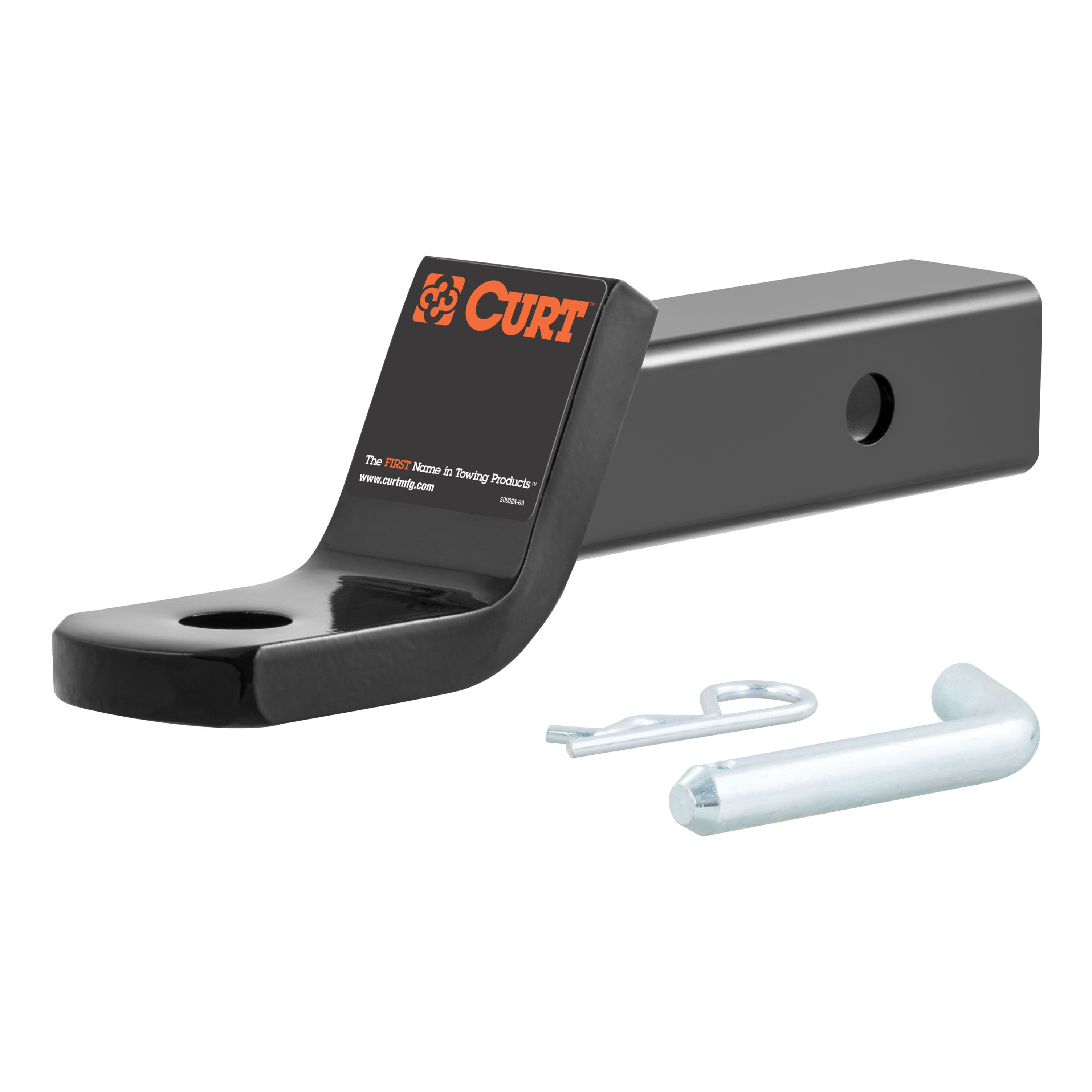 CURT 45032 - Class 3 Ball Mount with Pin (2" Shank, 7,500 lbs., 2" Drop, 7-1/2" Long, in Box)
