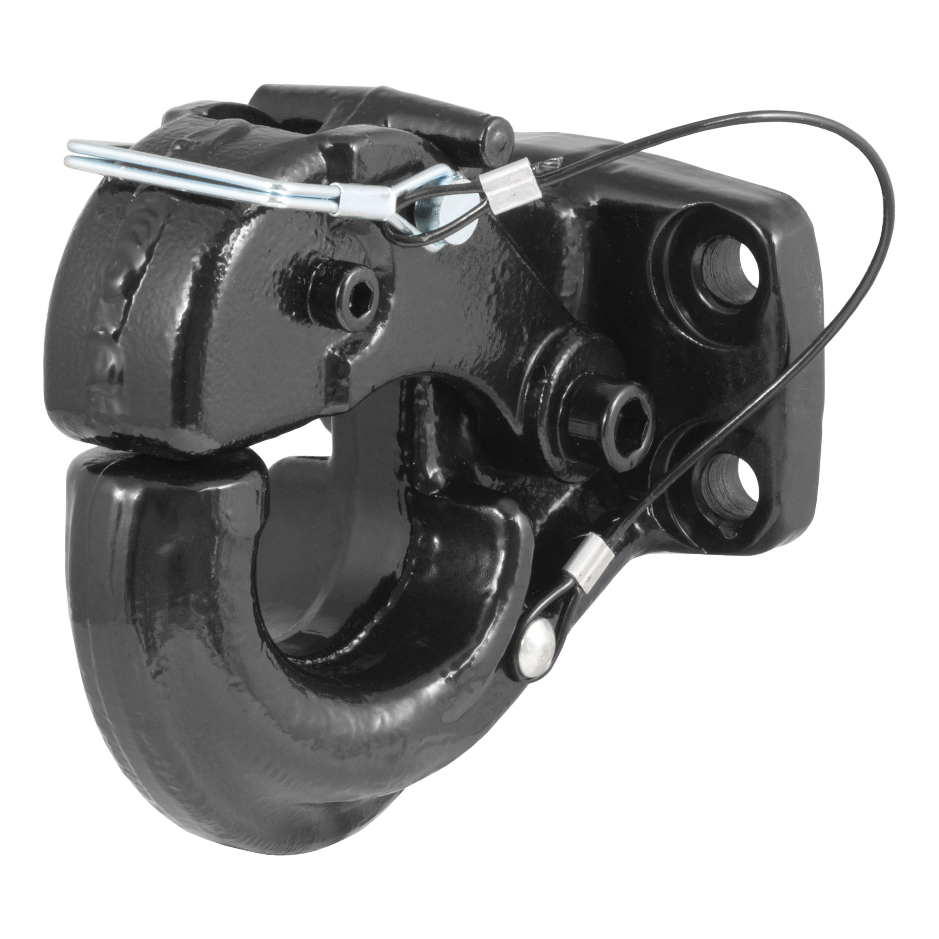 CURT 48215 - Pintle Hook (30,000 lbs., 2-1/2" or 3" Lunette Rings)